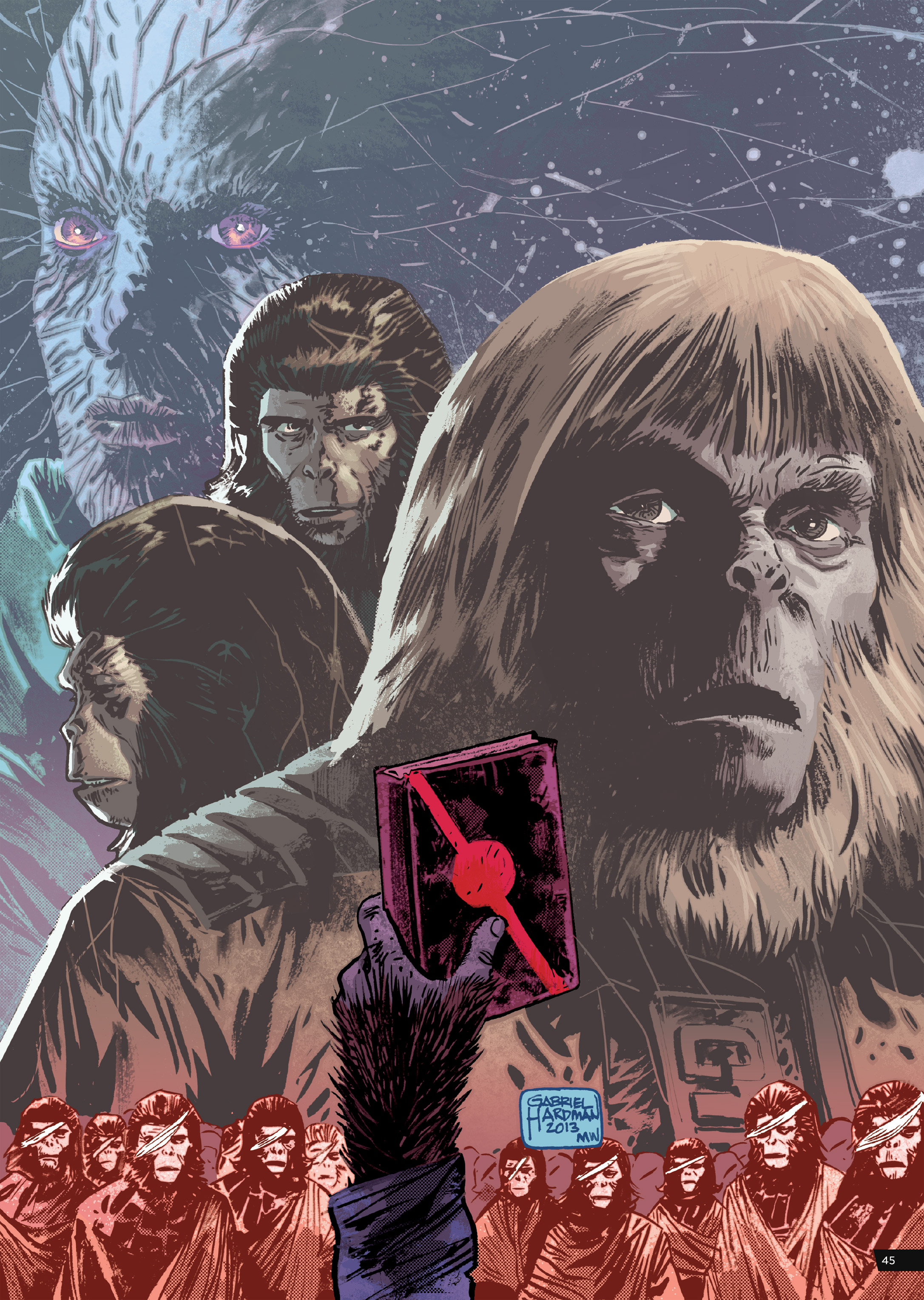 Read online Planet of the Apes Artist Tribute comic -  Issue # TPB - 45