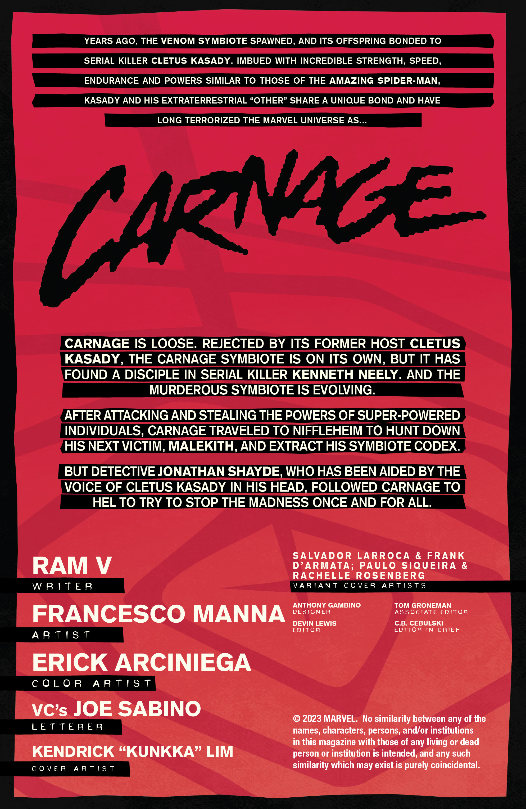 Read online Carnage (2022) comic -  Issue #9 - 2