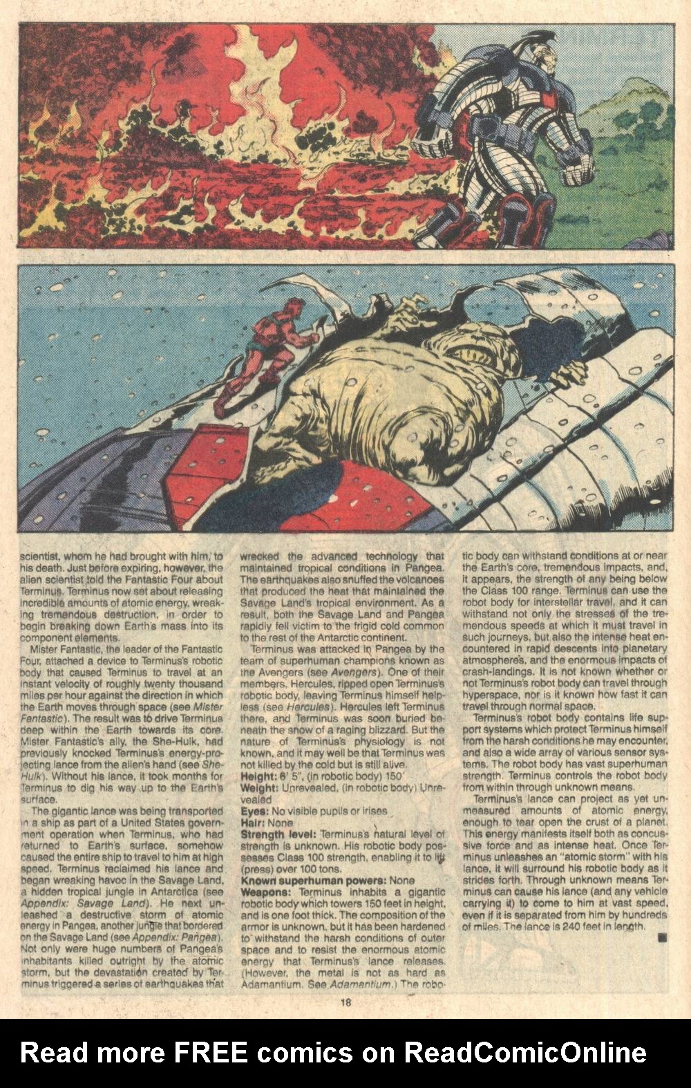 Read online The Official Handbook of the Marvel Universe Deluxe Edition comic -  Issue #13 - 20