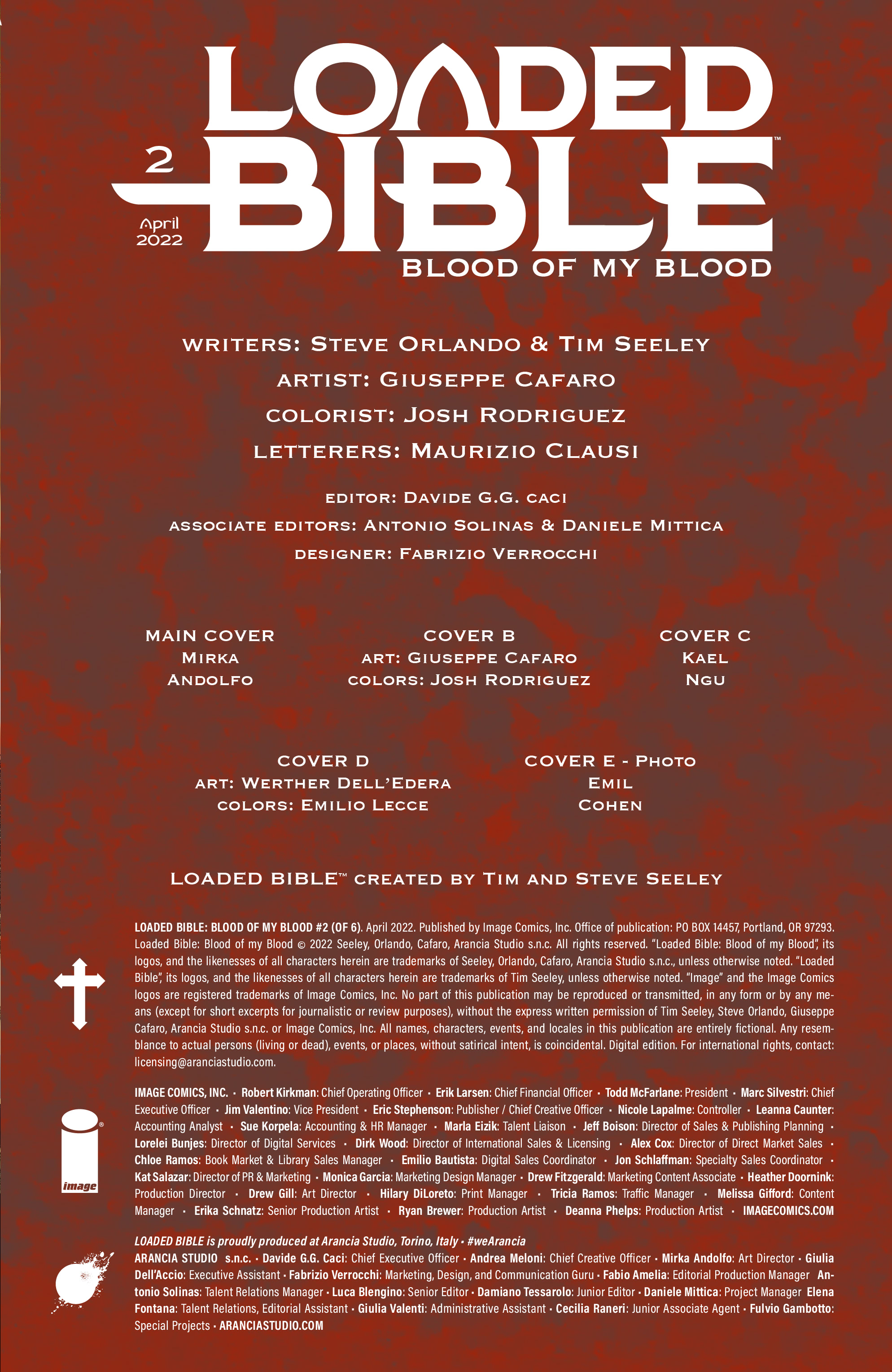 Read online Loaded Bible: Blood Of My Blood comic -  Issue #2 - 2