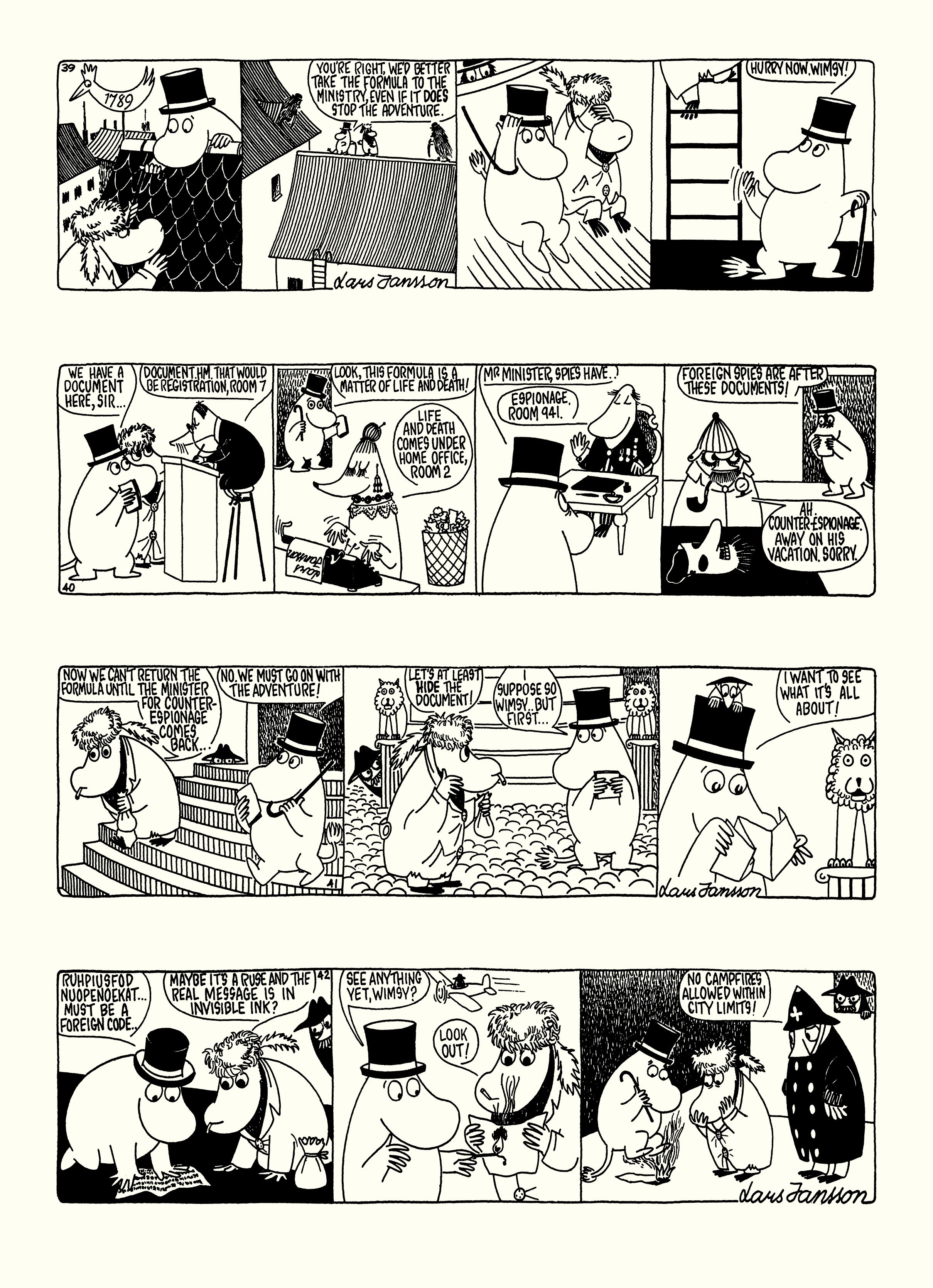 Read online Moomin: The Complete Lars Jansson Comic Strip comic -  Issue # TPB 6 - 57