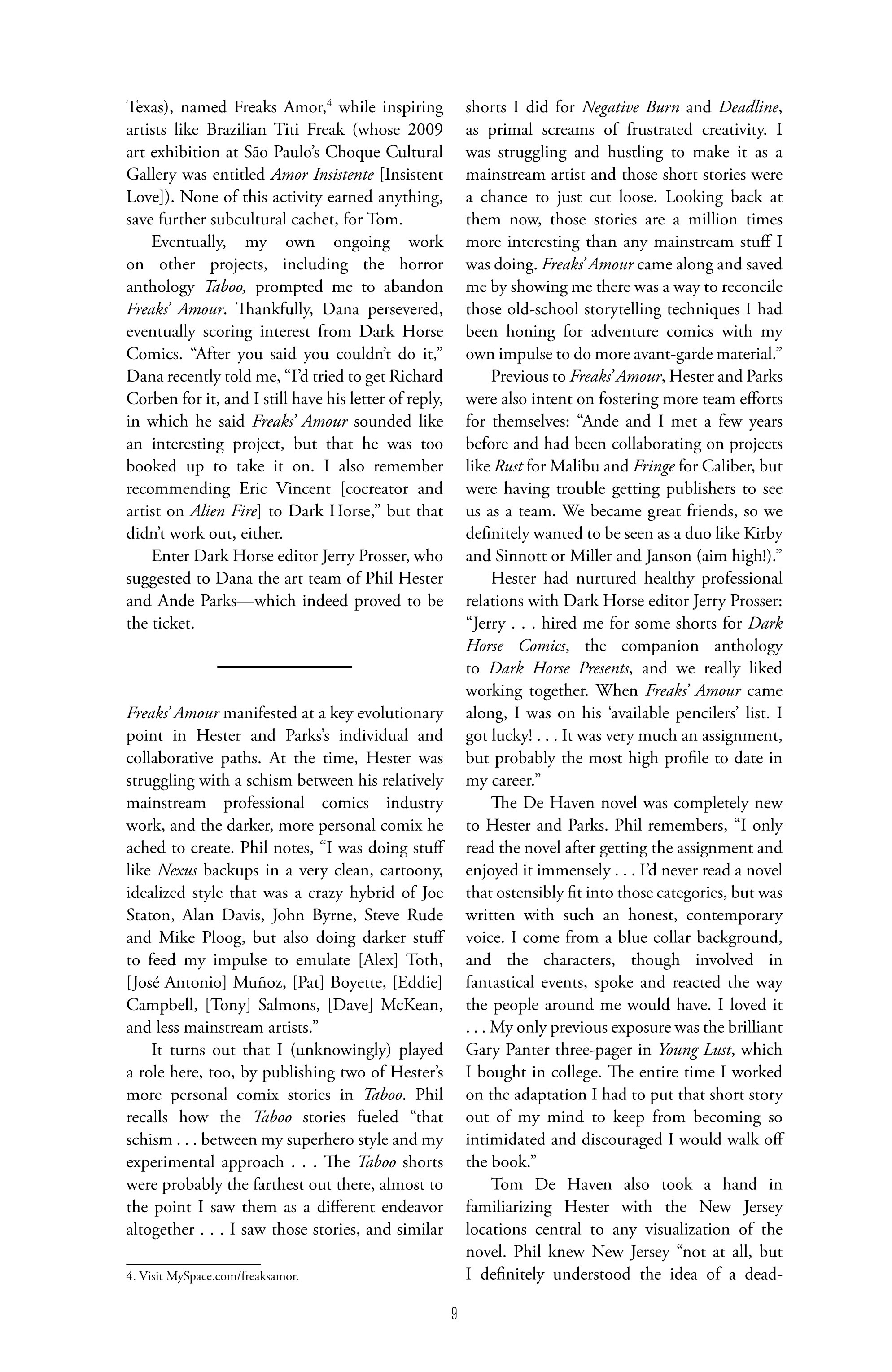 Read online Freaks' Amour comic -  Issue # TPB (Part 1) - 10