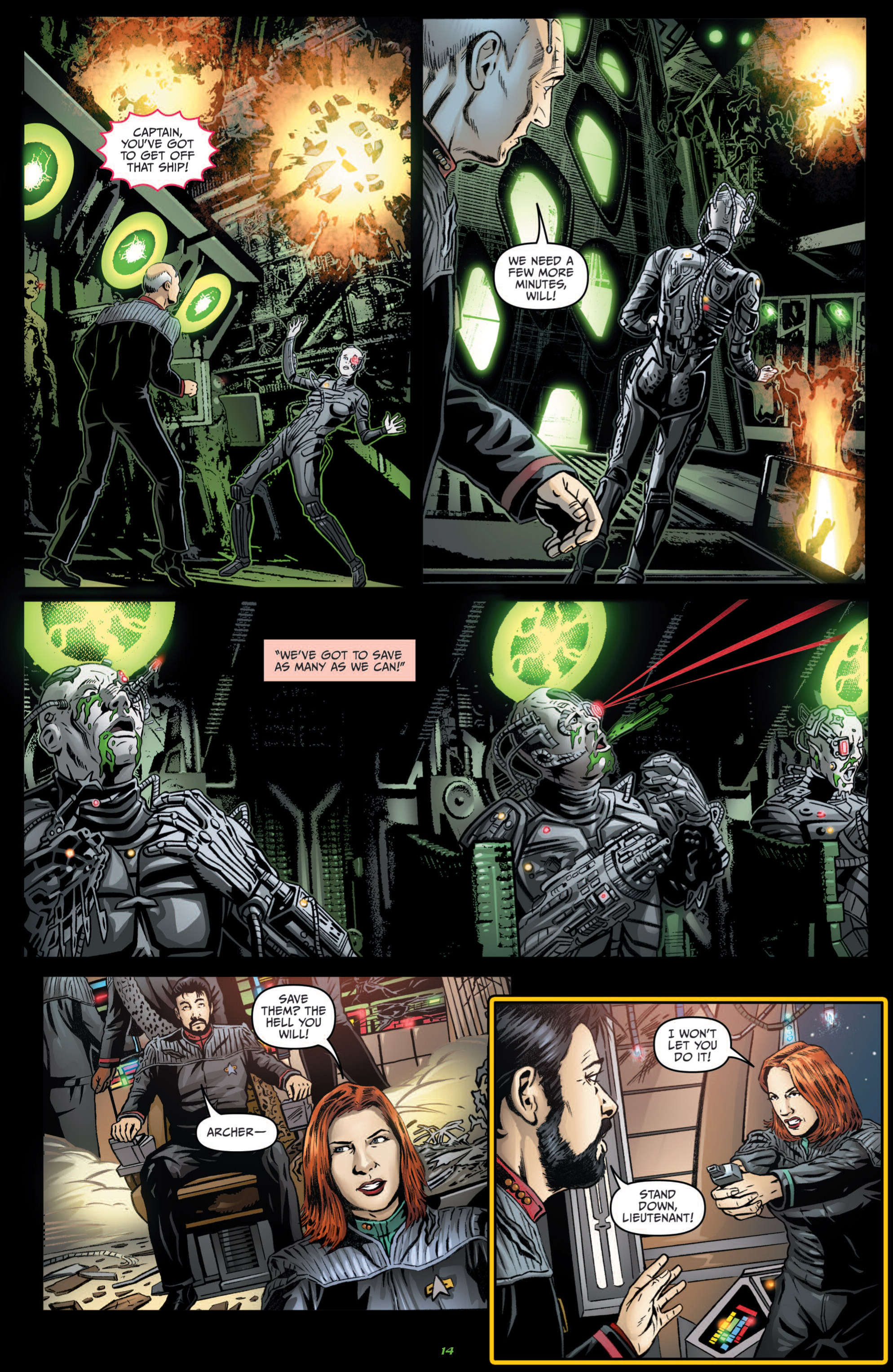 Read online Star Trek: The Next Generation - Hive comic -  Issue #4 - 17