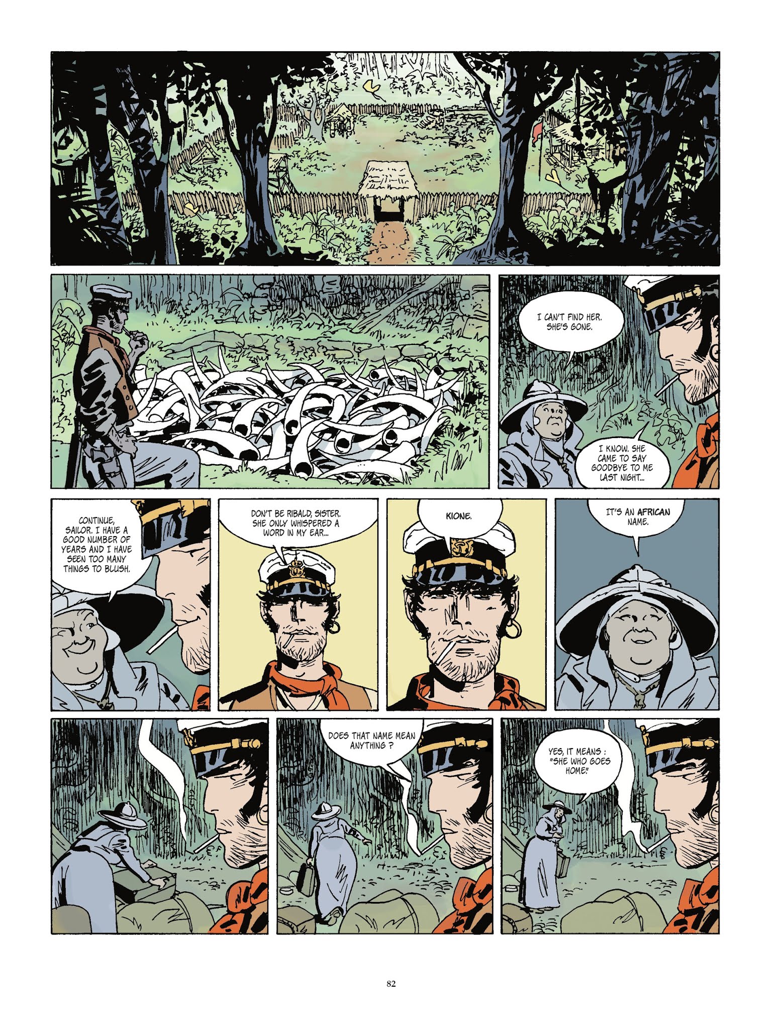 Read online Corto Maltese [GER] comic -  Issue #16 - 82