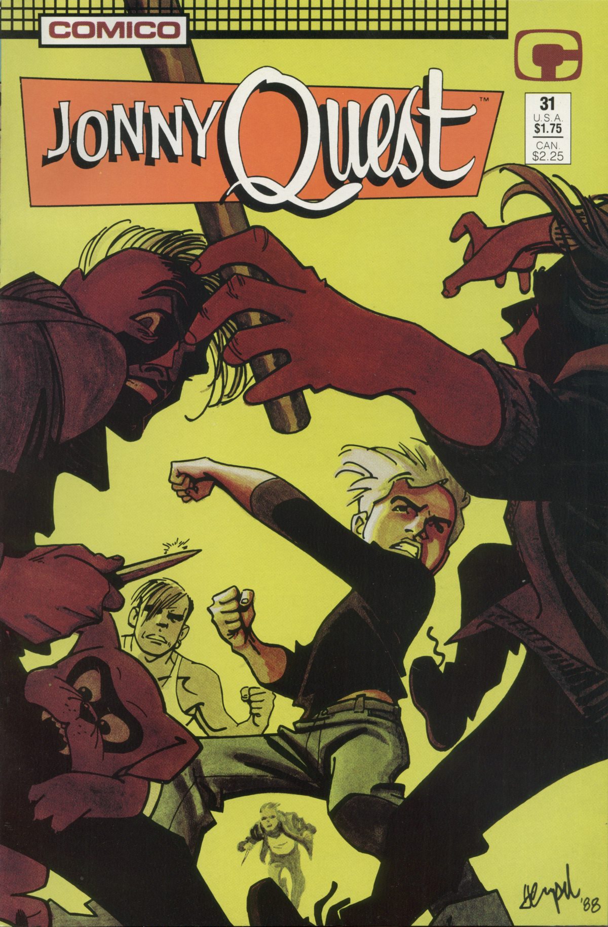 Read online Jonny Quest comic -  Issue #31 - 1