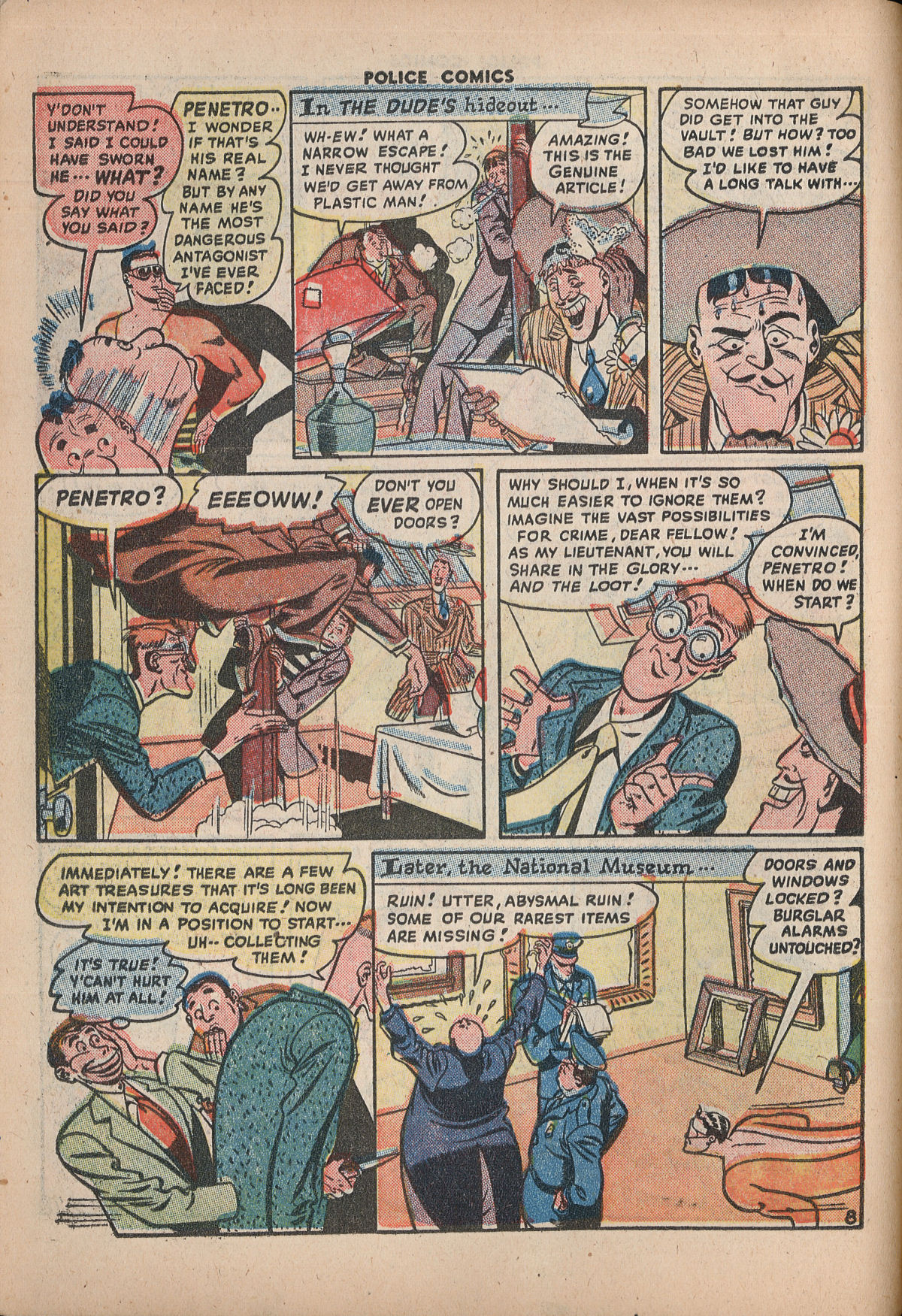 Read online Police Comics comic -  Issue #80 - 10