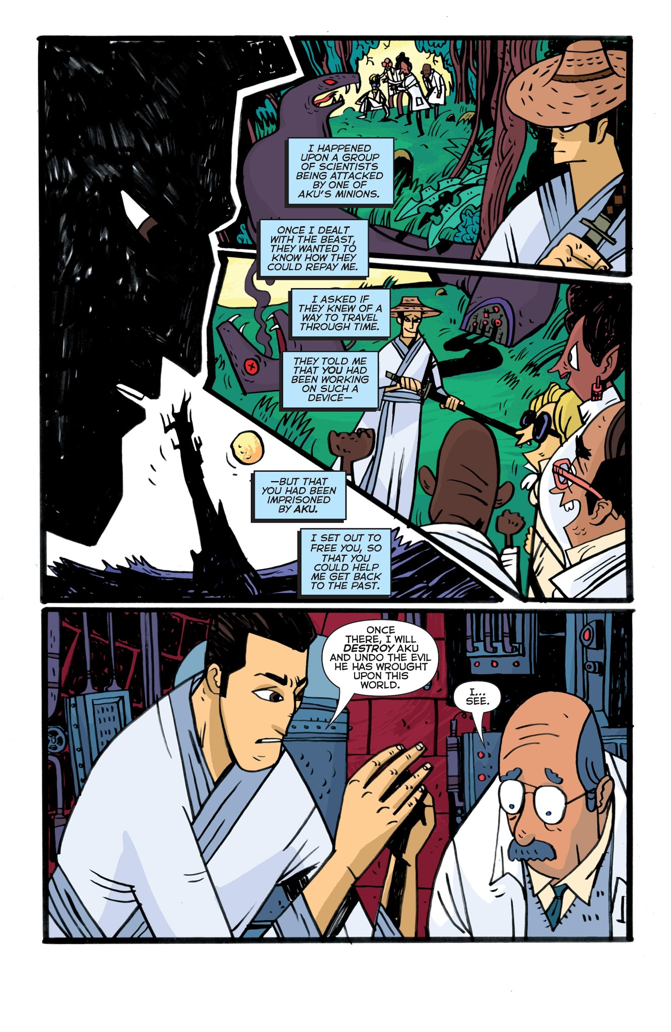 Read online Samurai Jack: Quantum Jack comic -  Issue #5 - 9