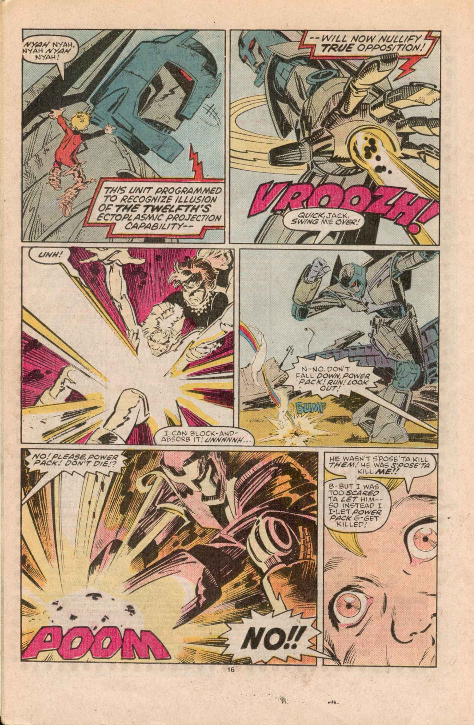 Read online Power Pack (1984) comic -  Issue #36 - 17