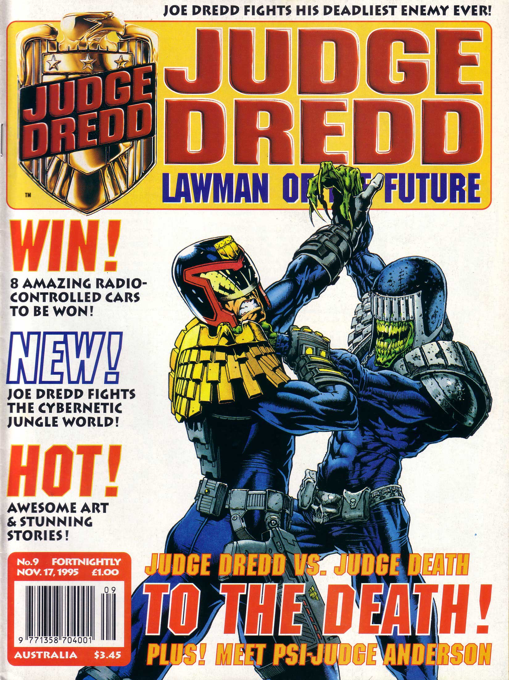 Read online Judge Dredd Lawman of the Future comic -  Issue #9 - 1