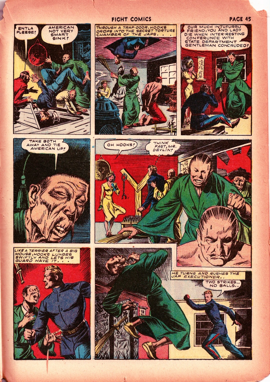 Read online Fight Comics comic -  Issue #23 - 47