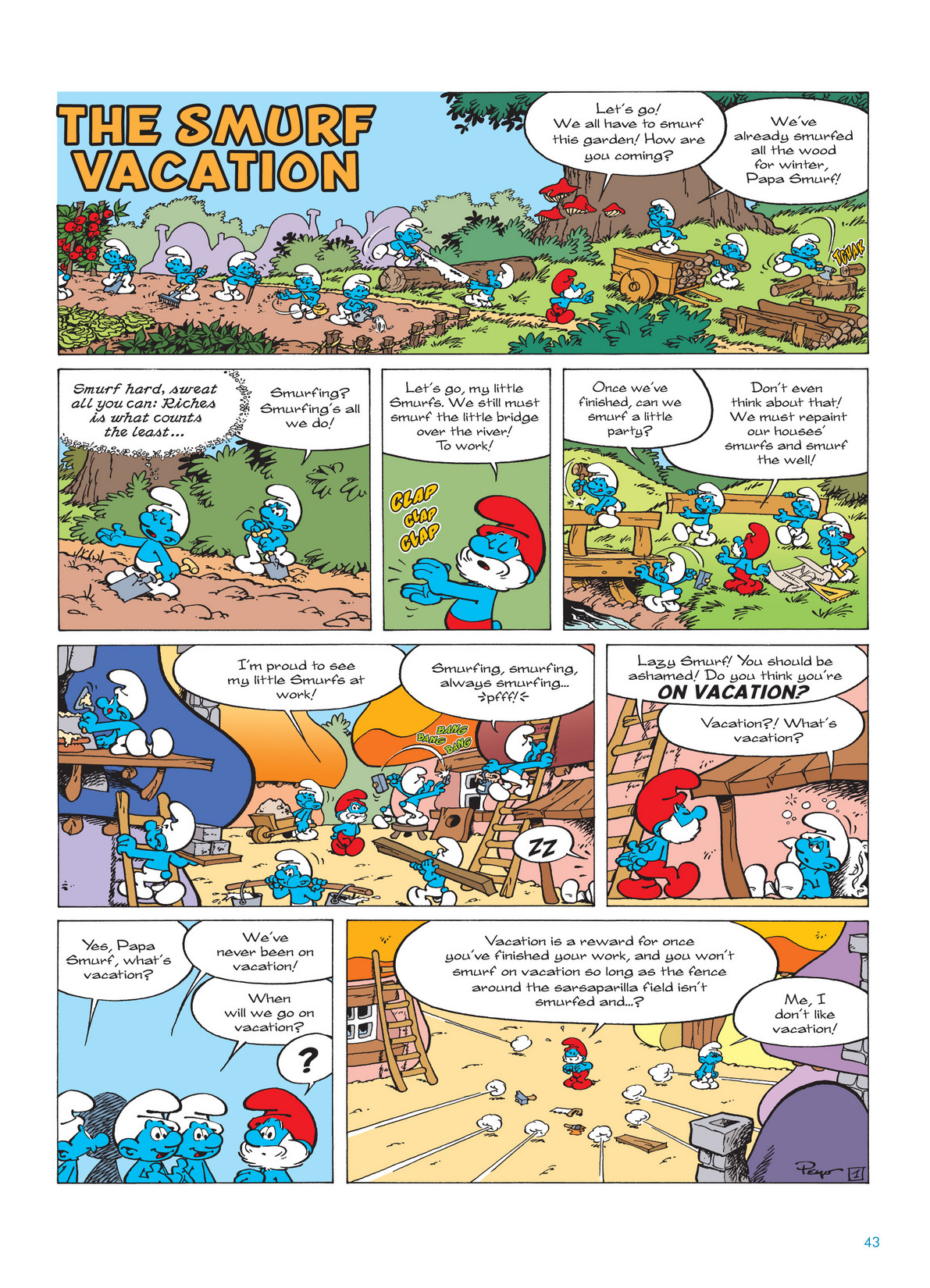 Read online The Smurfs comic -  Issue #12 - 43