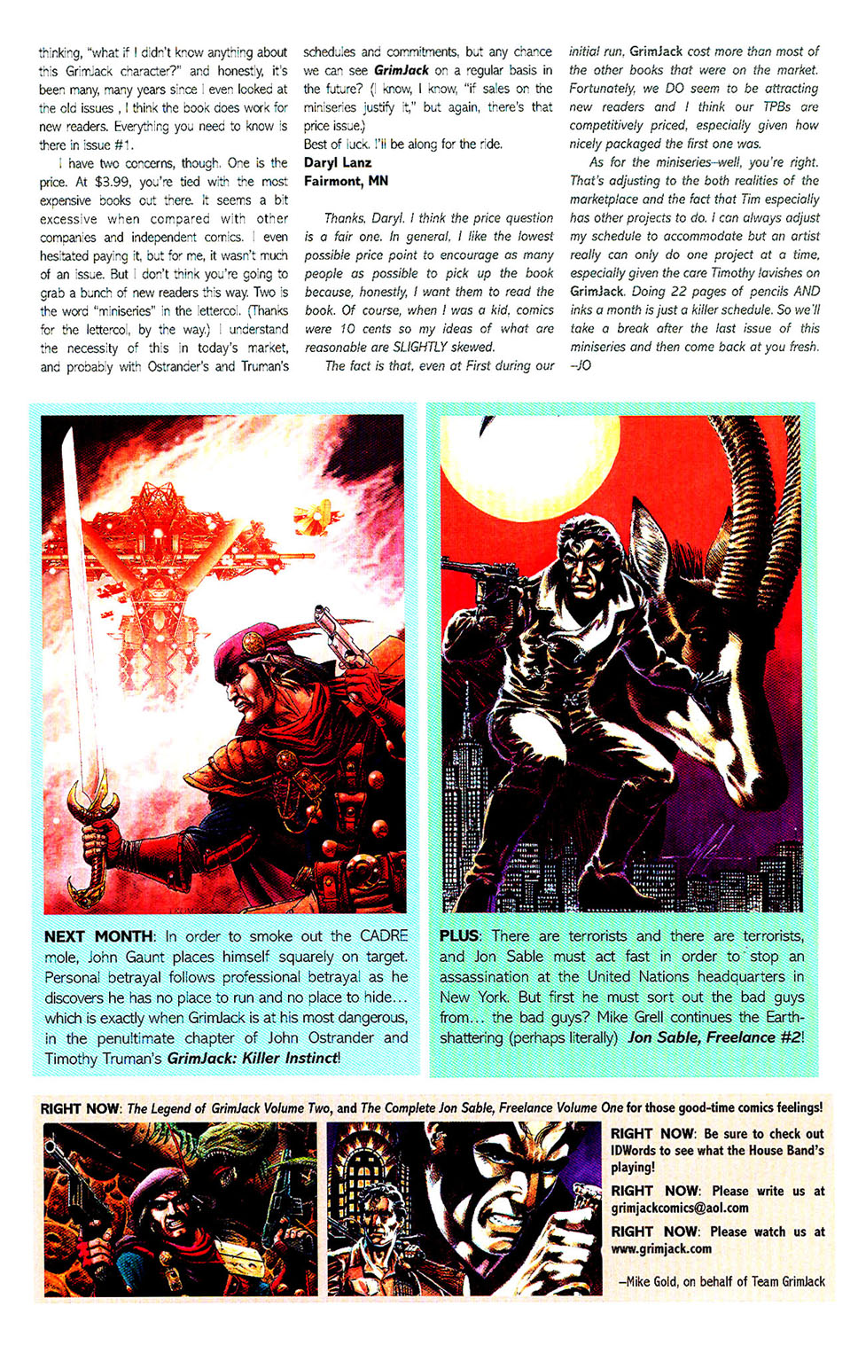Read online Grimjack: Killer Instinct comic -  Issue #4 - 29