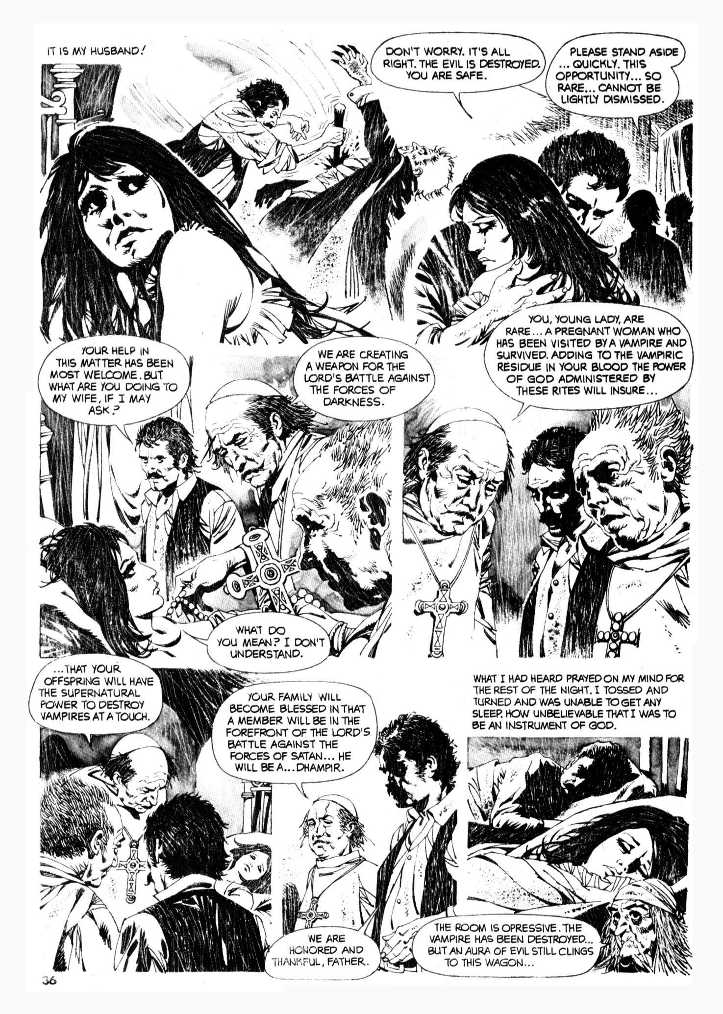 Read online Vampirella (1969) comic -  Issue #37 - 36