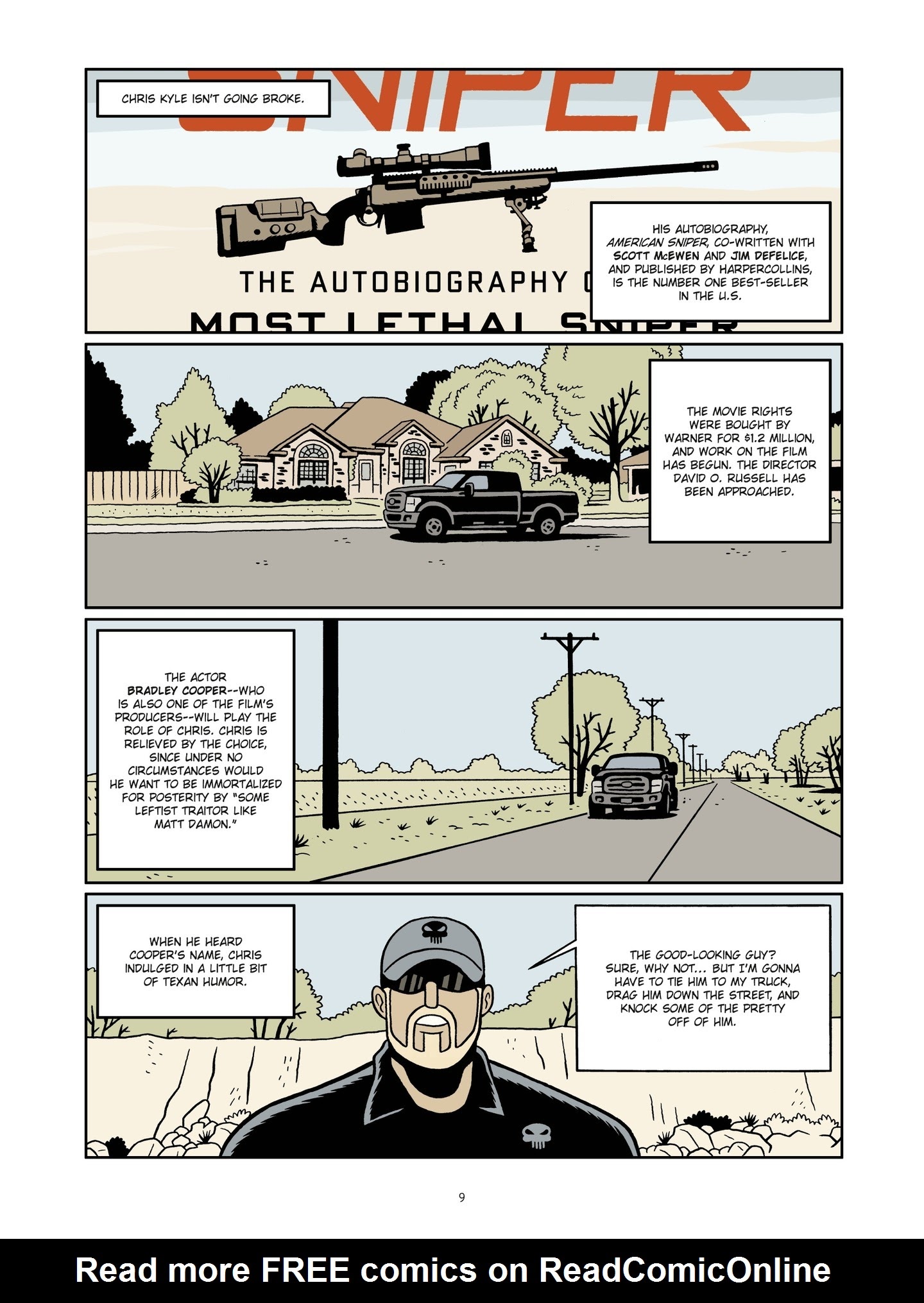 Read online The Man Who Shot Chris Kyle: An American Legend comic -  Issue # TPB 1 - 9