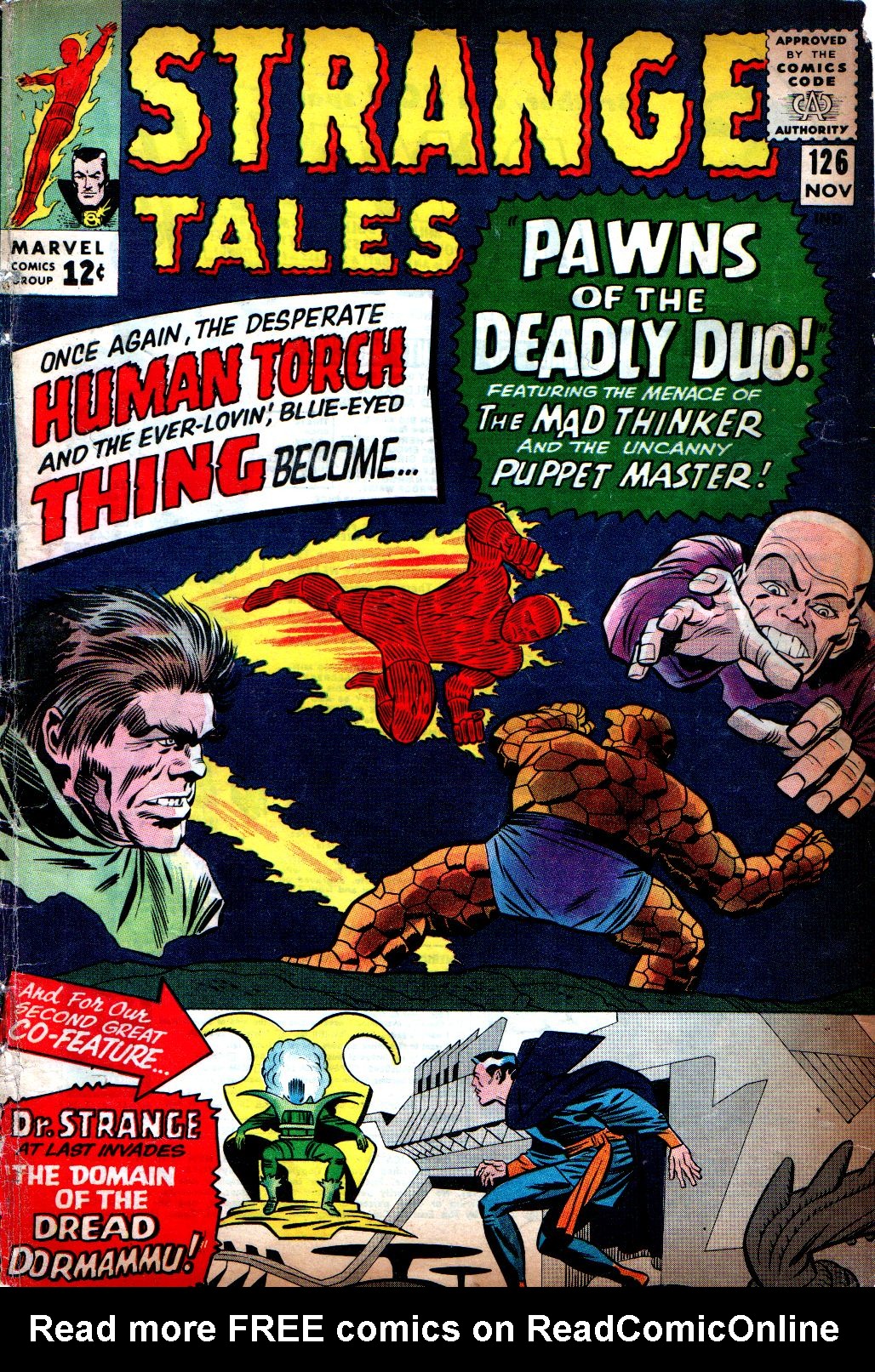 Read online Strange Tales (1951) comic -  Issue #126 - 1
