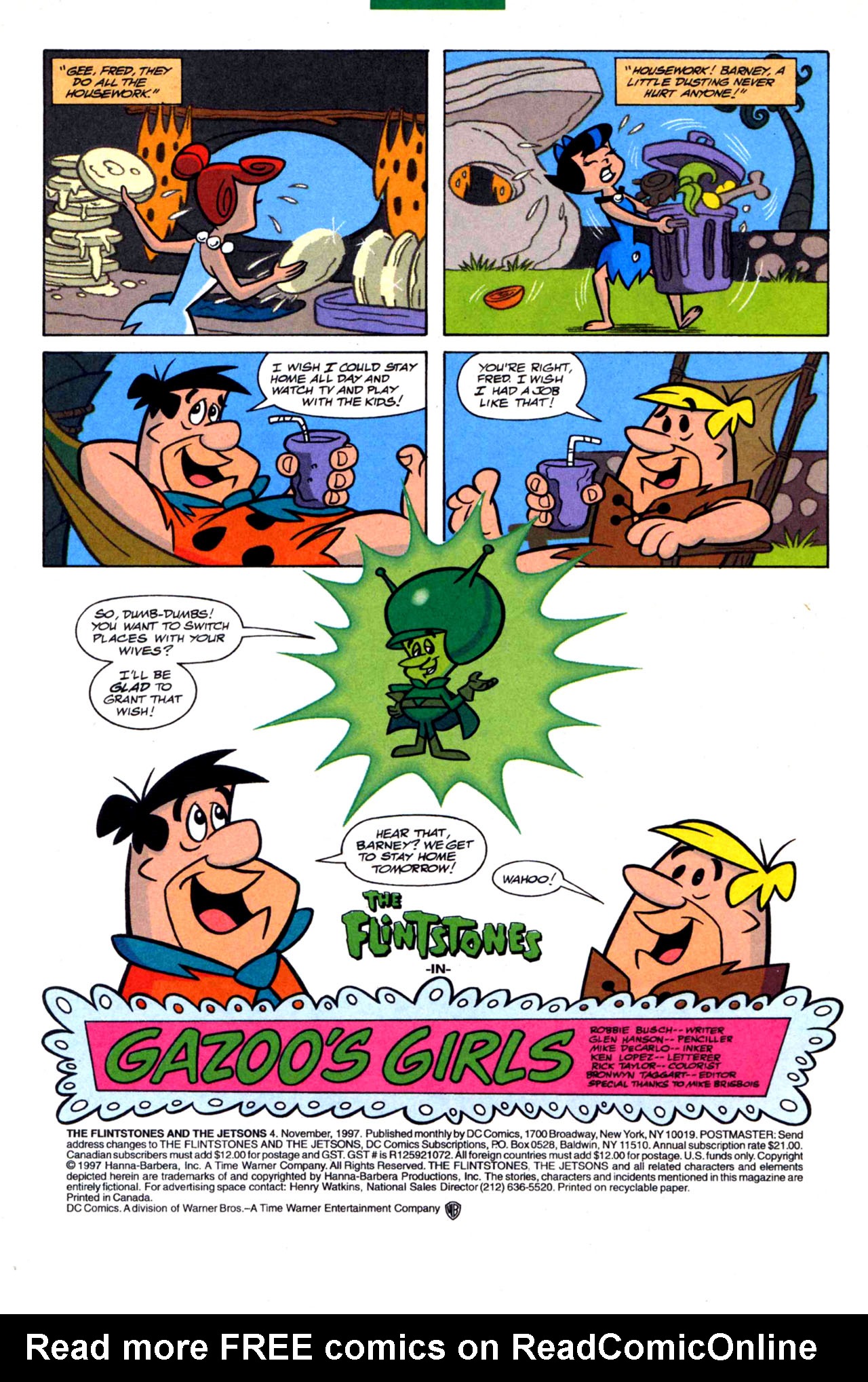 Read online The Flintstones and the Jetsons comic -  Issue #4 - 4