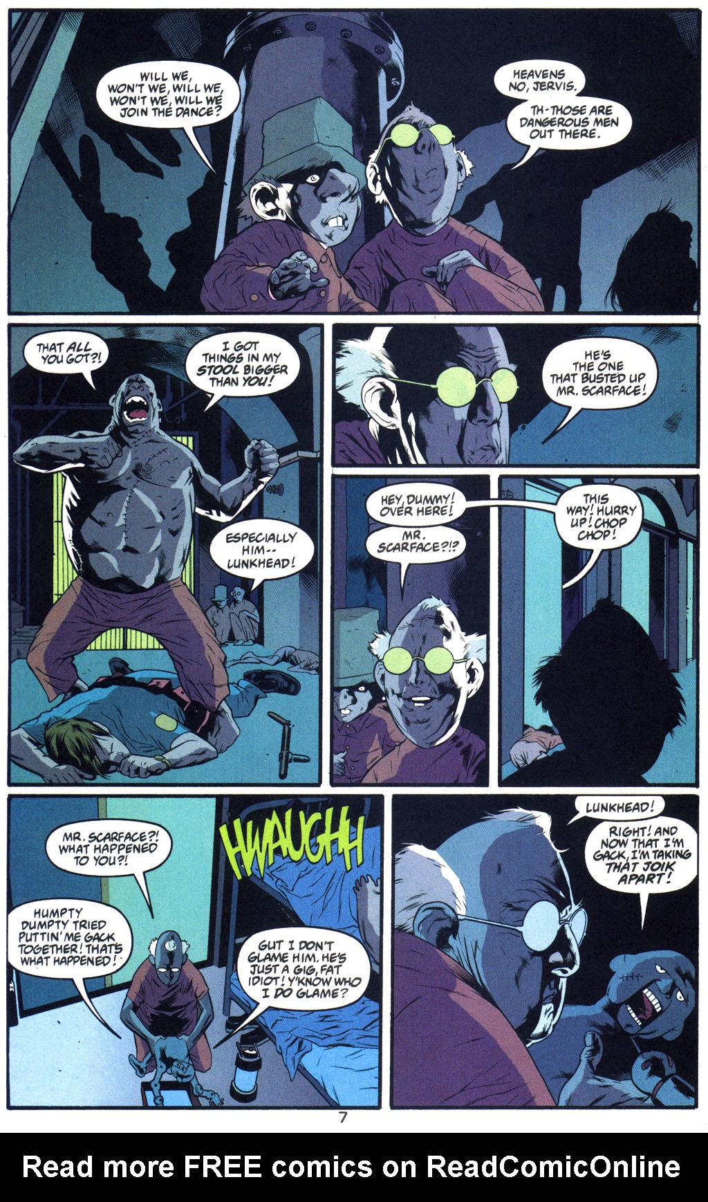 Read online Arkham Asylum: Living Hell comic -  Issue #4 - 9