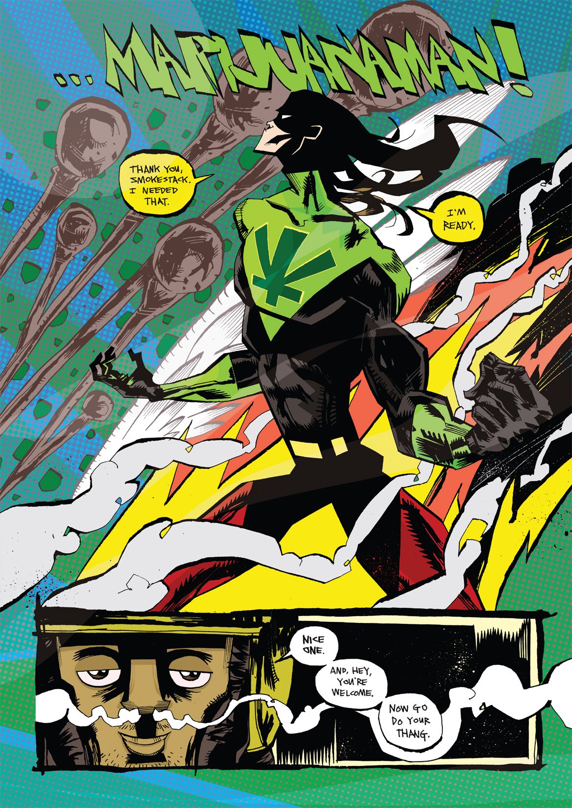 Read online Marijuanaman comic -  Issue # Full - 17