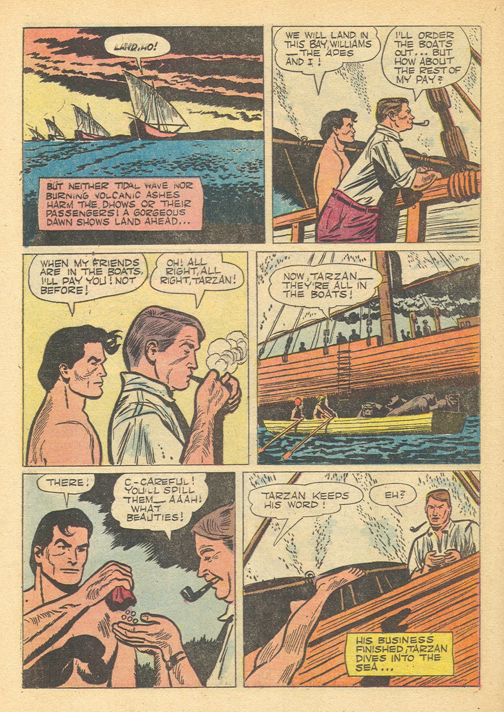 Read online Tarzan (1948) comic -  Issue #61 - 16