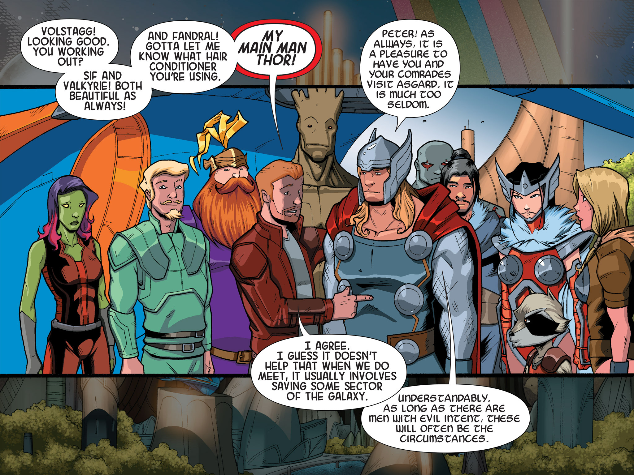 Read online Guardians of the Galaxy: Awesome Mix Infinite Comic comic -  Issue #1 - 5