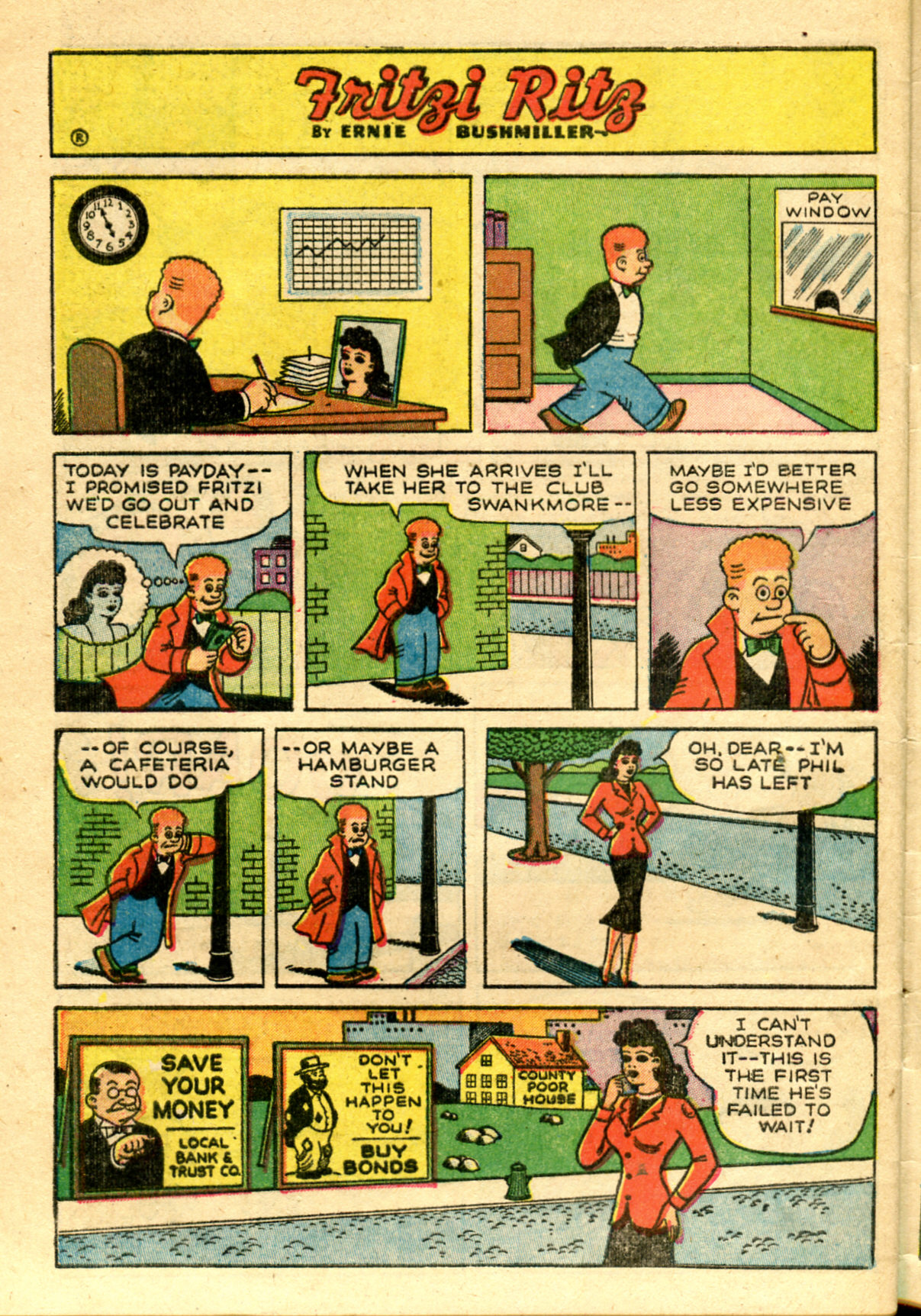Read online Fritzi Ritz (1953) comic -  Issue #32 - 32