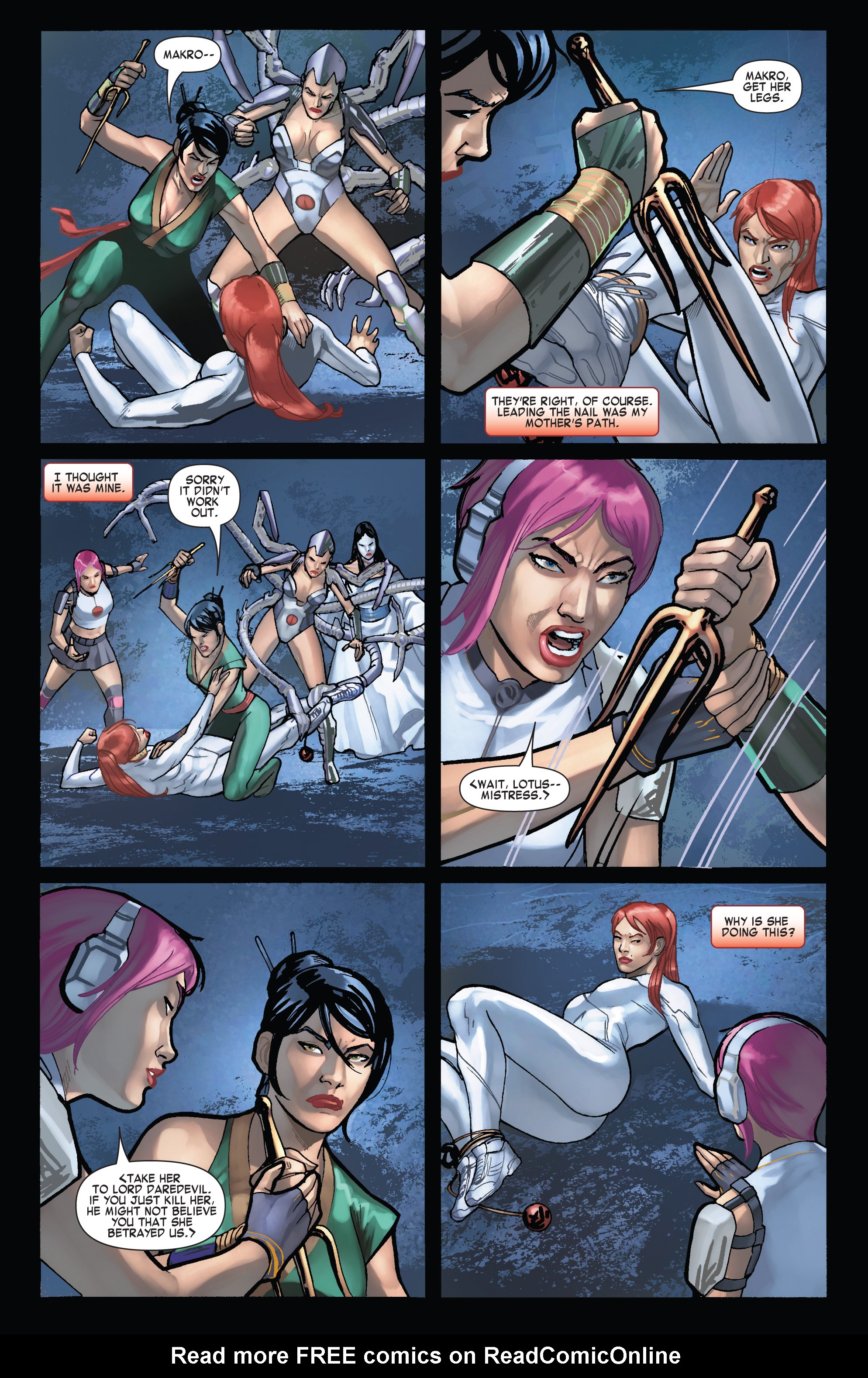 Read online Shadowland: Daughters of the Shadow comic -  Issue #3 - 6