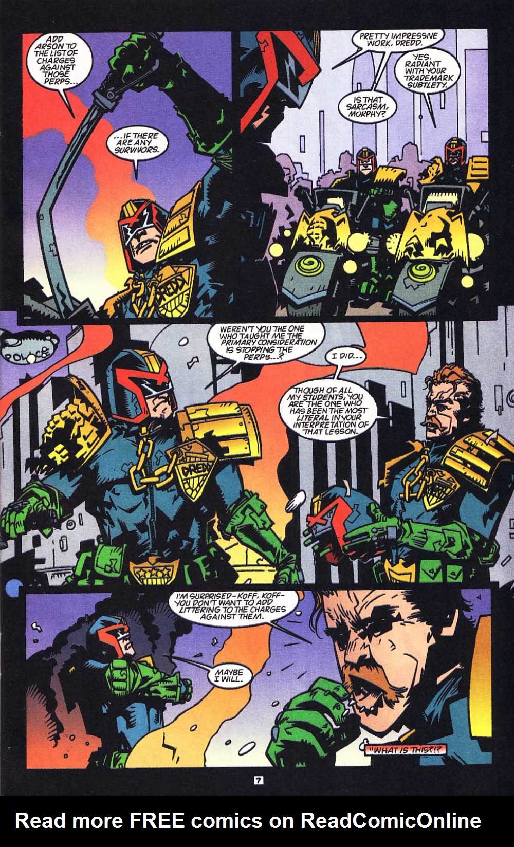 Read online Judge Dredd: Legends of the Law comic -  Issue #8 - 8