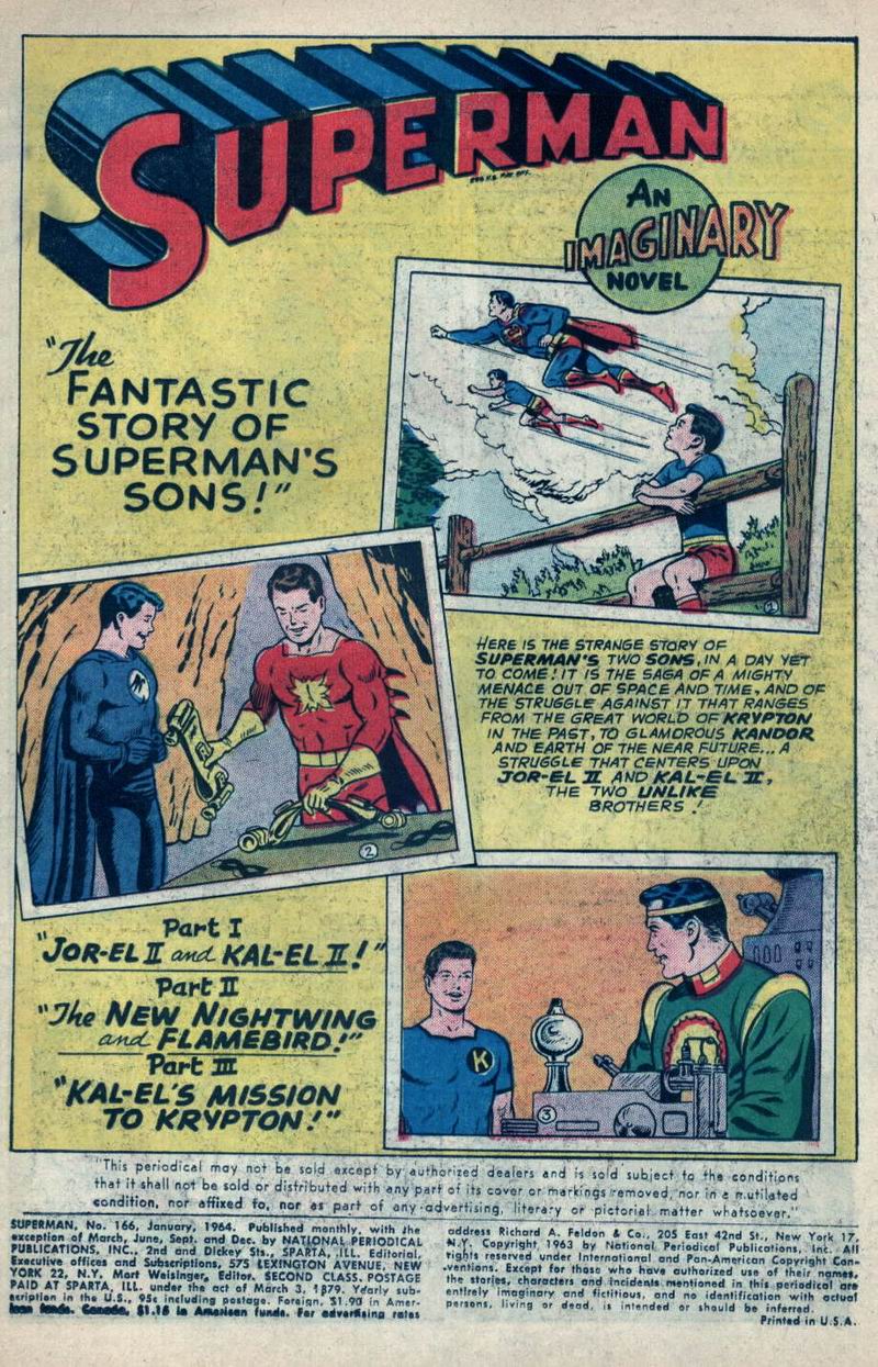 Read online Superman (1939) comic -  Issue #166 - 3