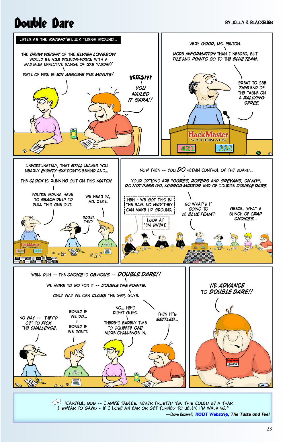 Read online Knights of the Dinner Table comic -  Issue #192 - 25