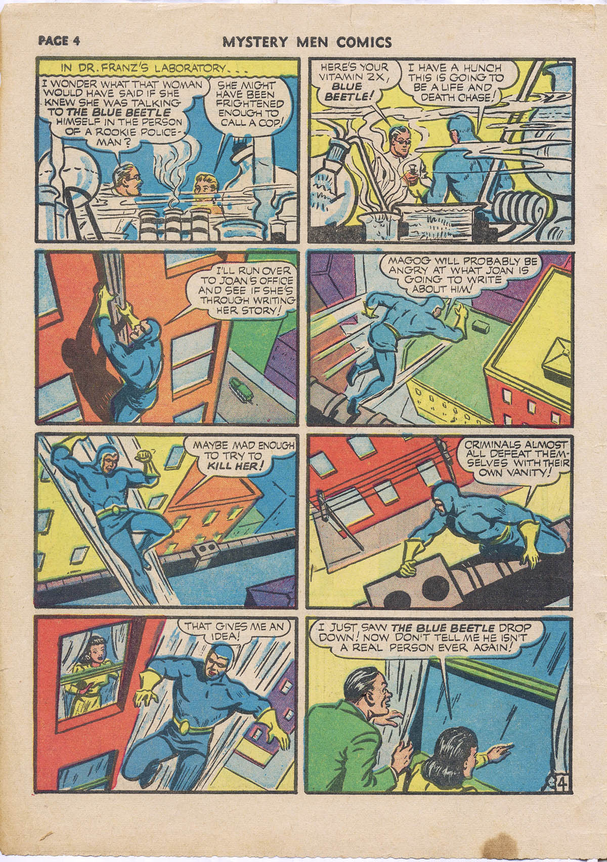 Read online Mystery Men Comics comic -  Issue #22 - 8