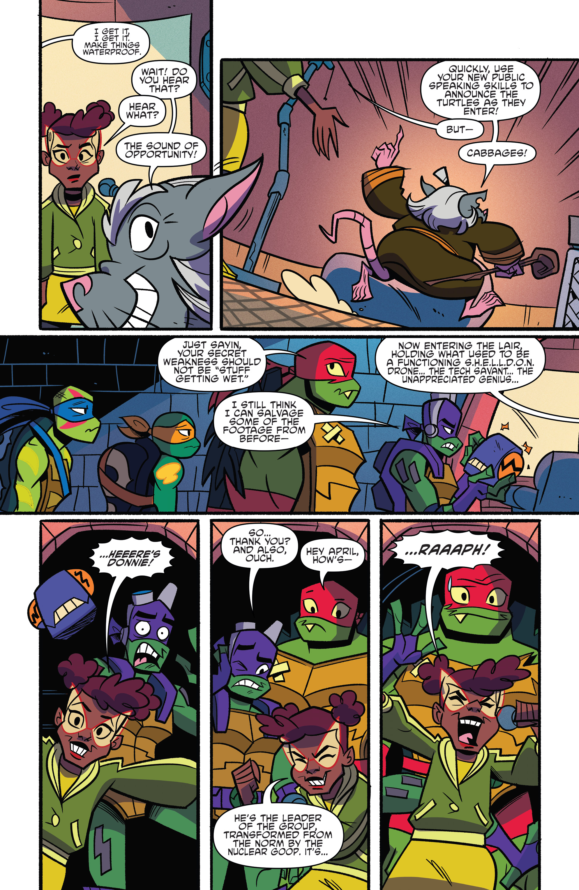 Read online Rise of the Teenage Mutant Ninja Turtles: Sound Off! comic -  Issue #2 - 7