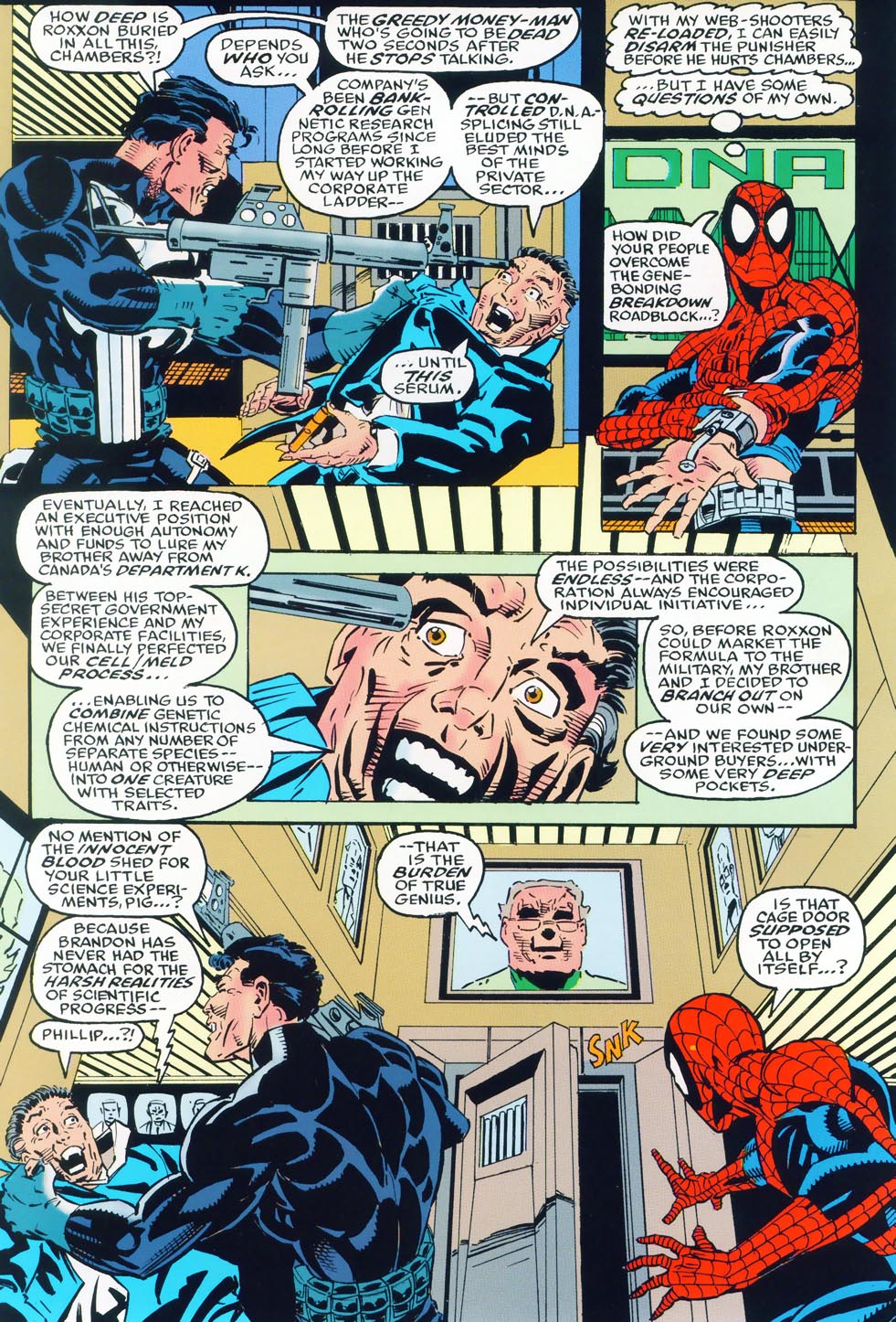 Read online Spider-Man, Punisher, Sabretooth: Designer Genes comic -  Issue # Full - 55