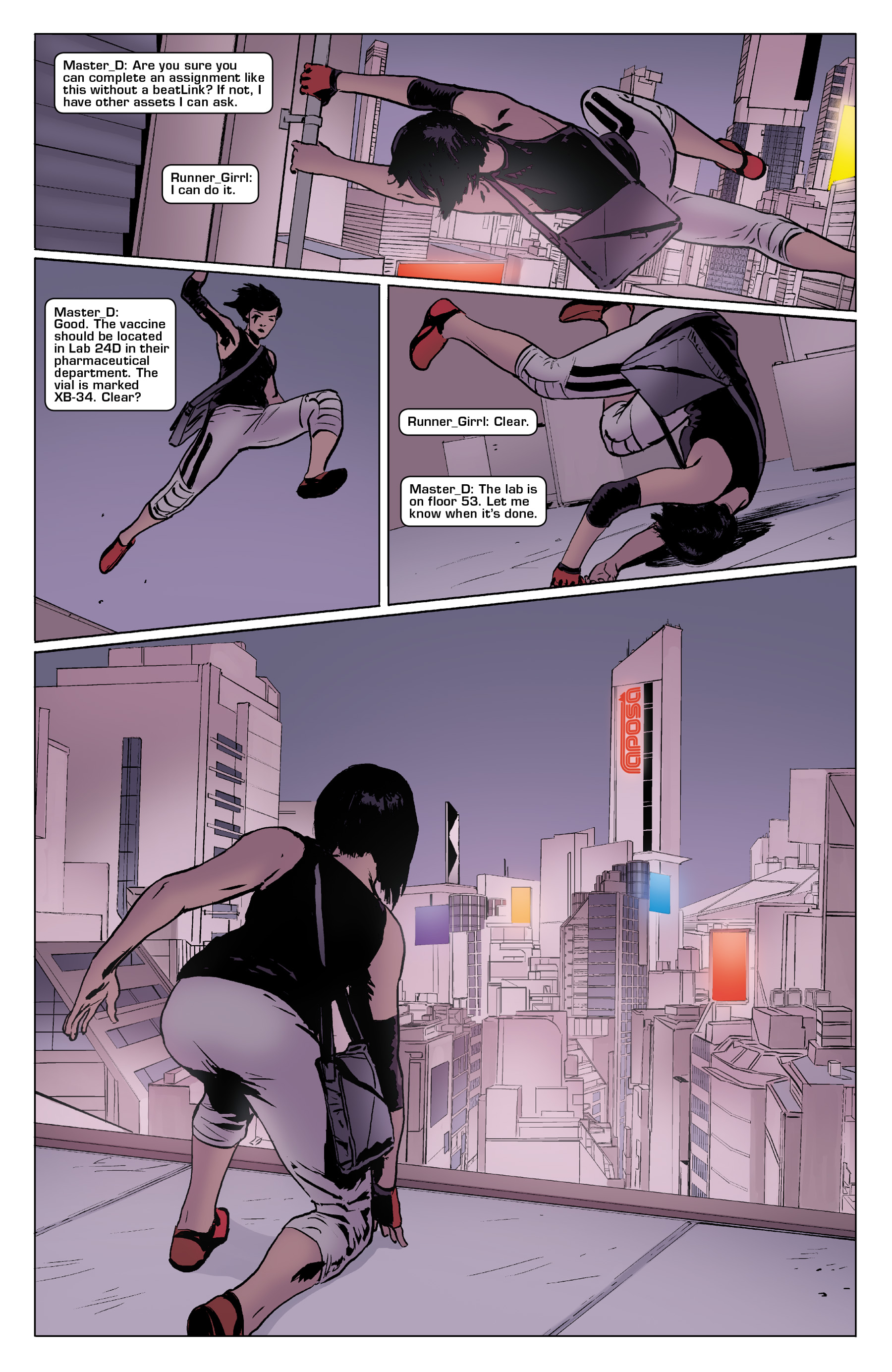 Read online Mirror's Edge: Exordium comic -  Issue #2 - 20