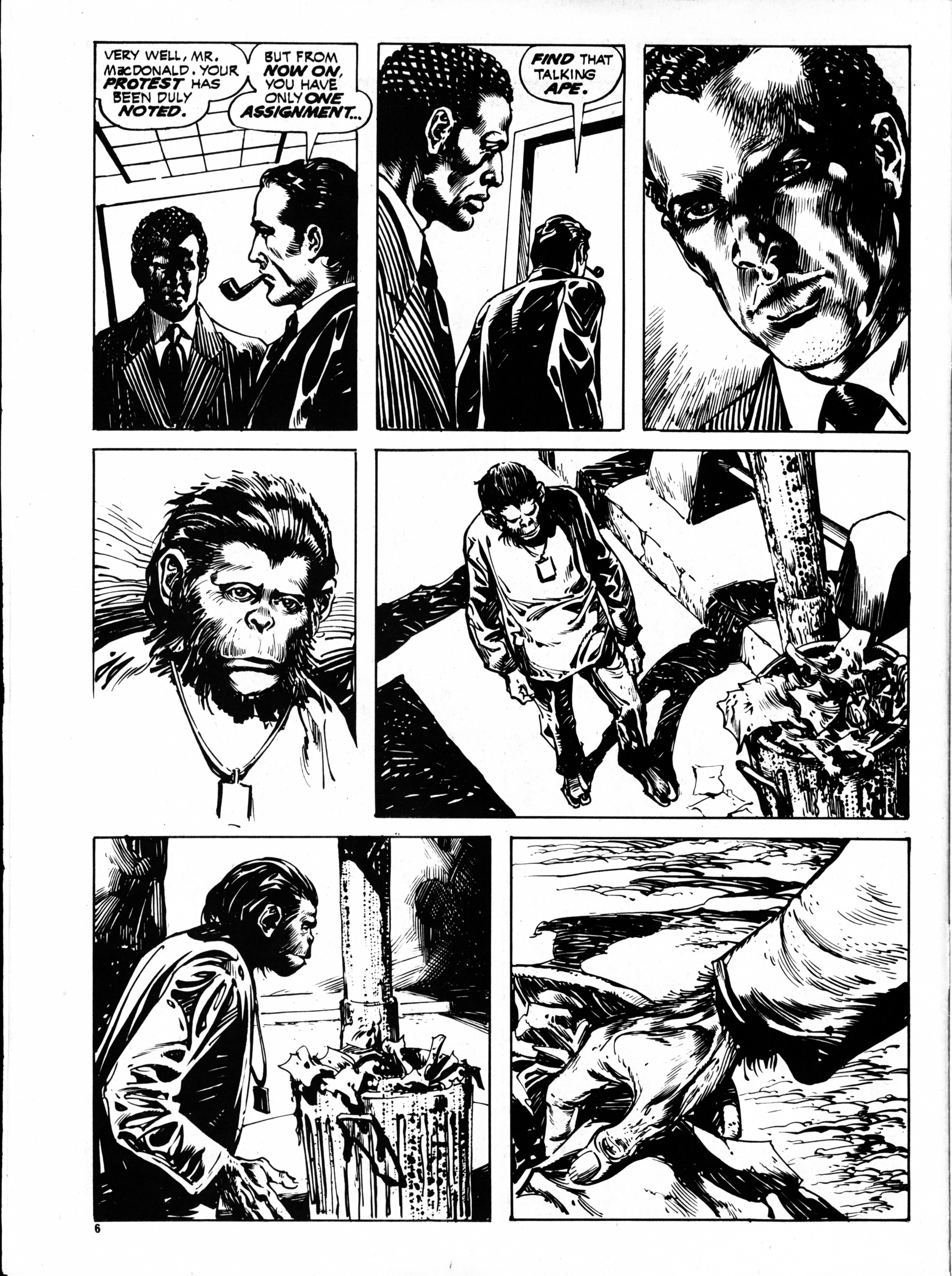 Read online Planet of the Apes (1974) comic -  Issue #69 - 6