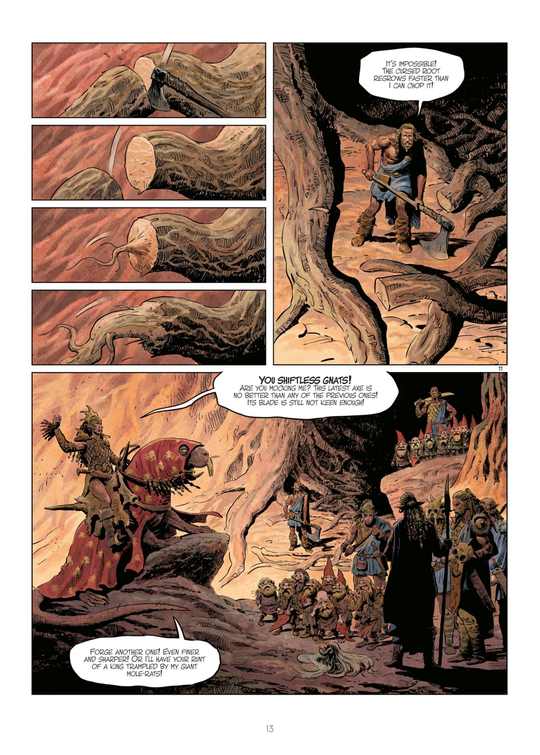 Read online The World of Thorgal: Wolfcub comic -  Issue #6 - 15