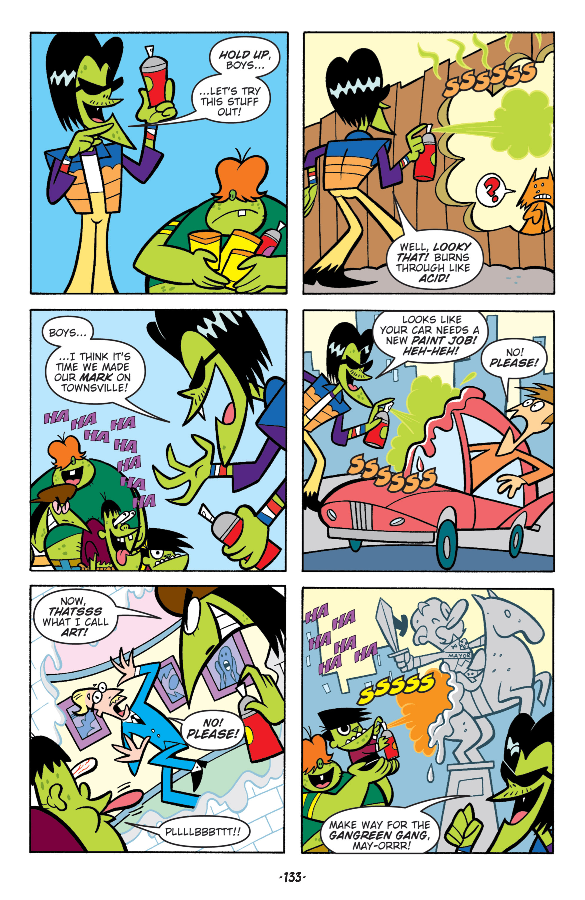 Read online Powerpuff Girls Classics comic -  Issue # TPB 3 - 134