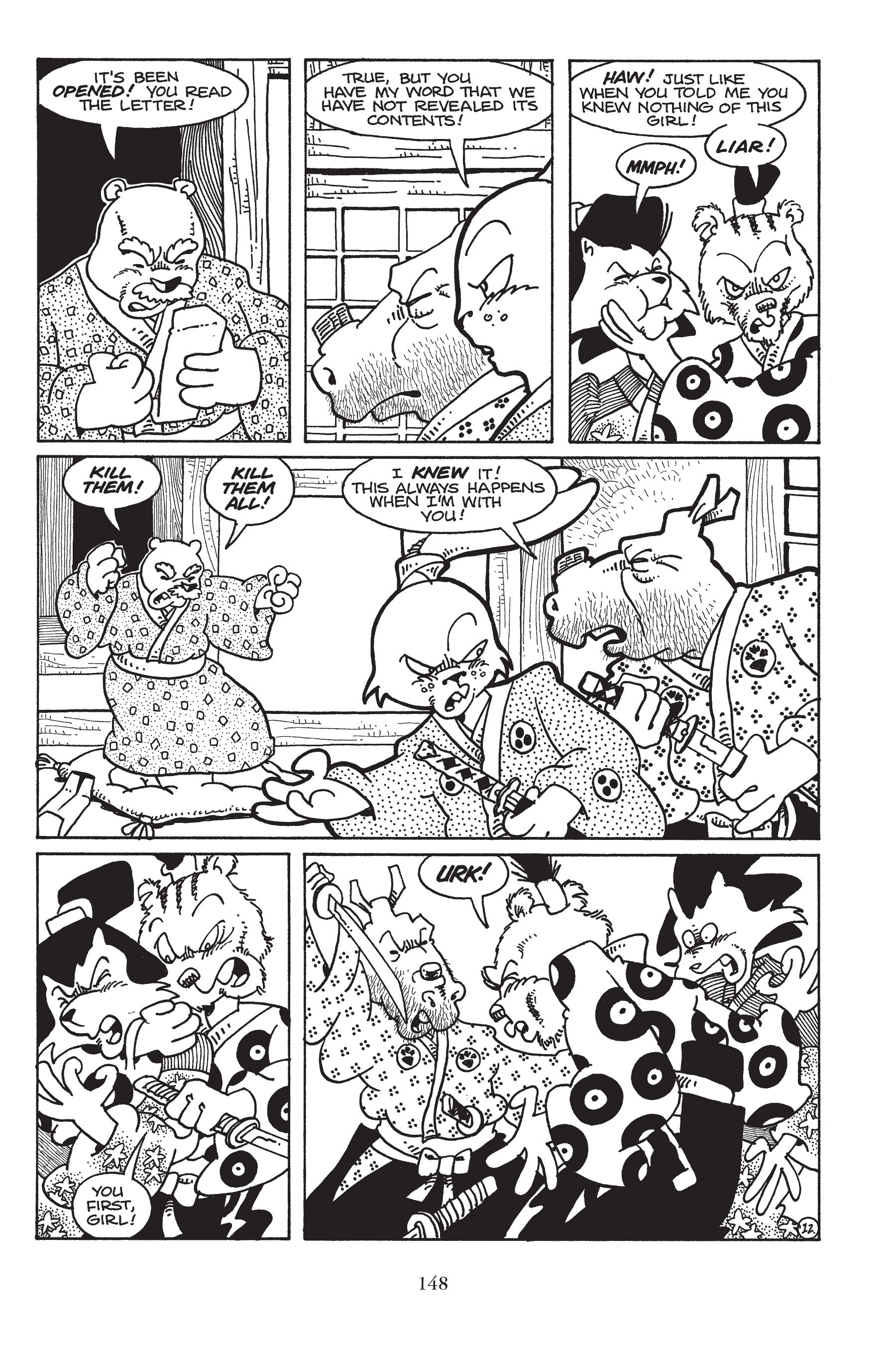Read online Usagi Yojimbo (1987) comic -  Issue # _TPB 7 - 140