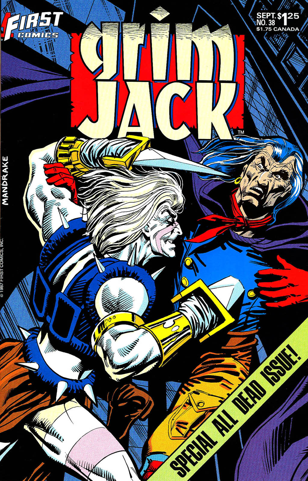 Read online Grimjack comic -  Issue #38 - 1