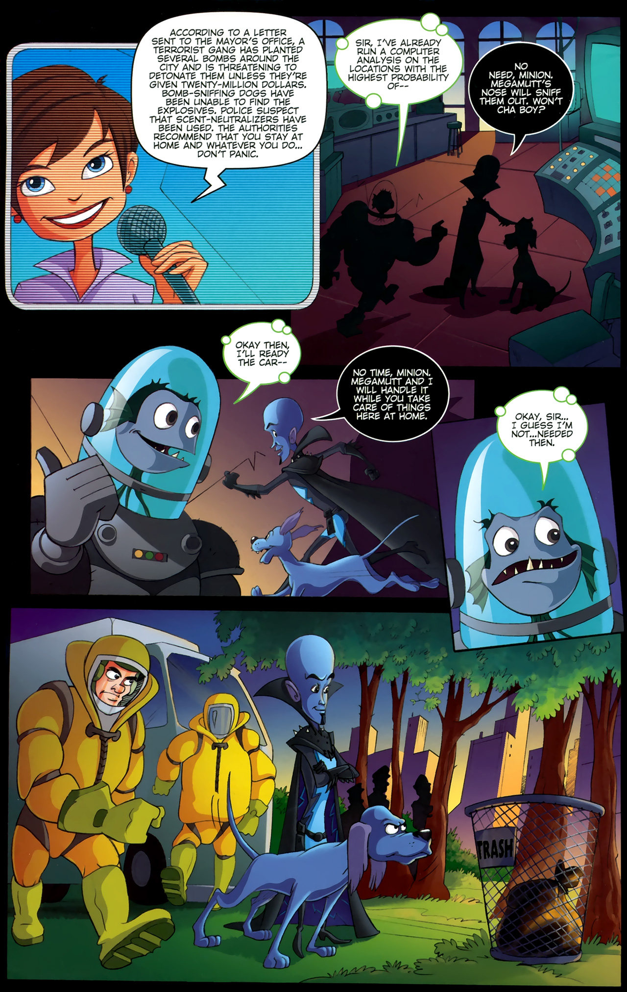 Read online Megamind: Bad. Blue. Brilliant. comic -  Issue #3 - 12