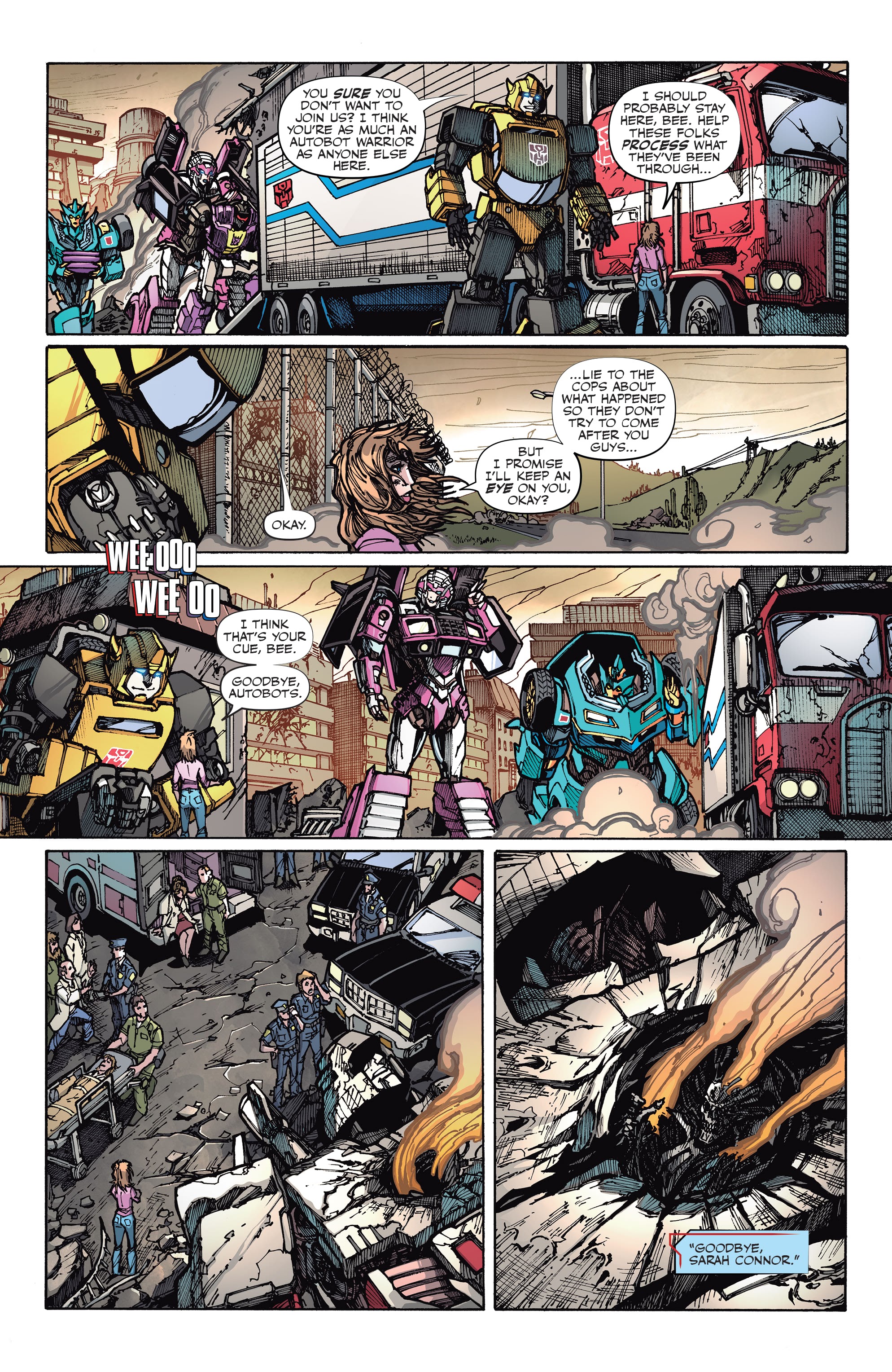 Read online Transformers vs. the Terminator comic -  Issue #4 - 18