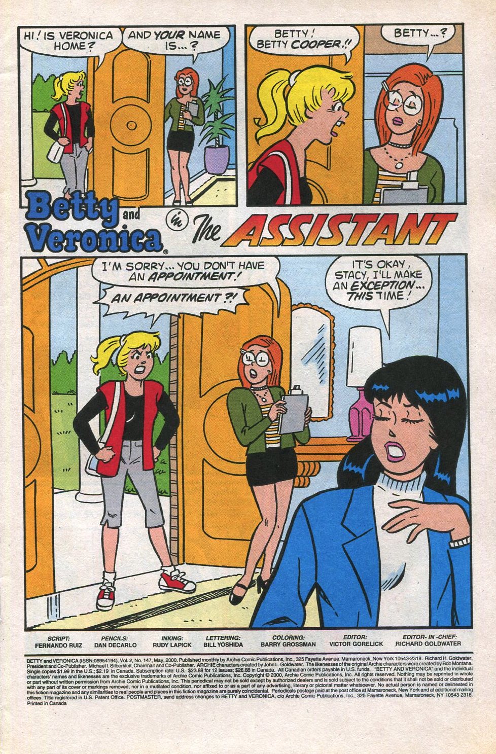 Read online Betty and Veronica (1987) comic -  Issue #147 - 3