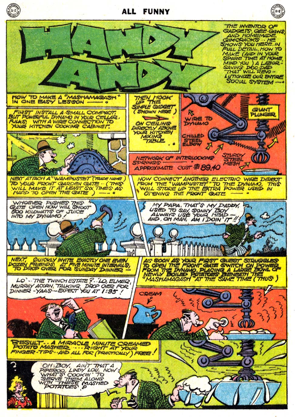 Read online All Funny Comics comic -  Issue #4 - 42