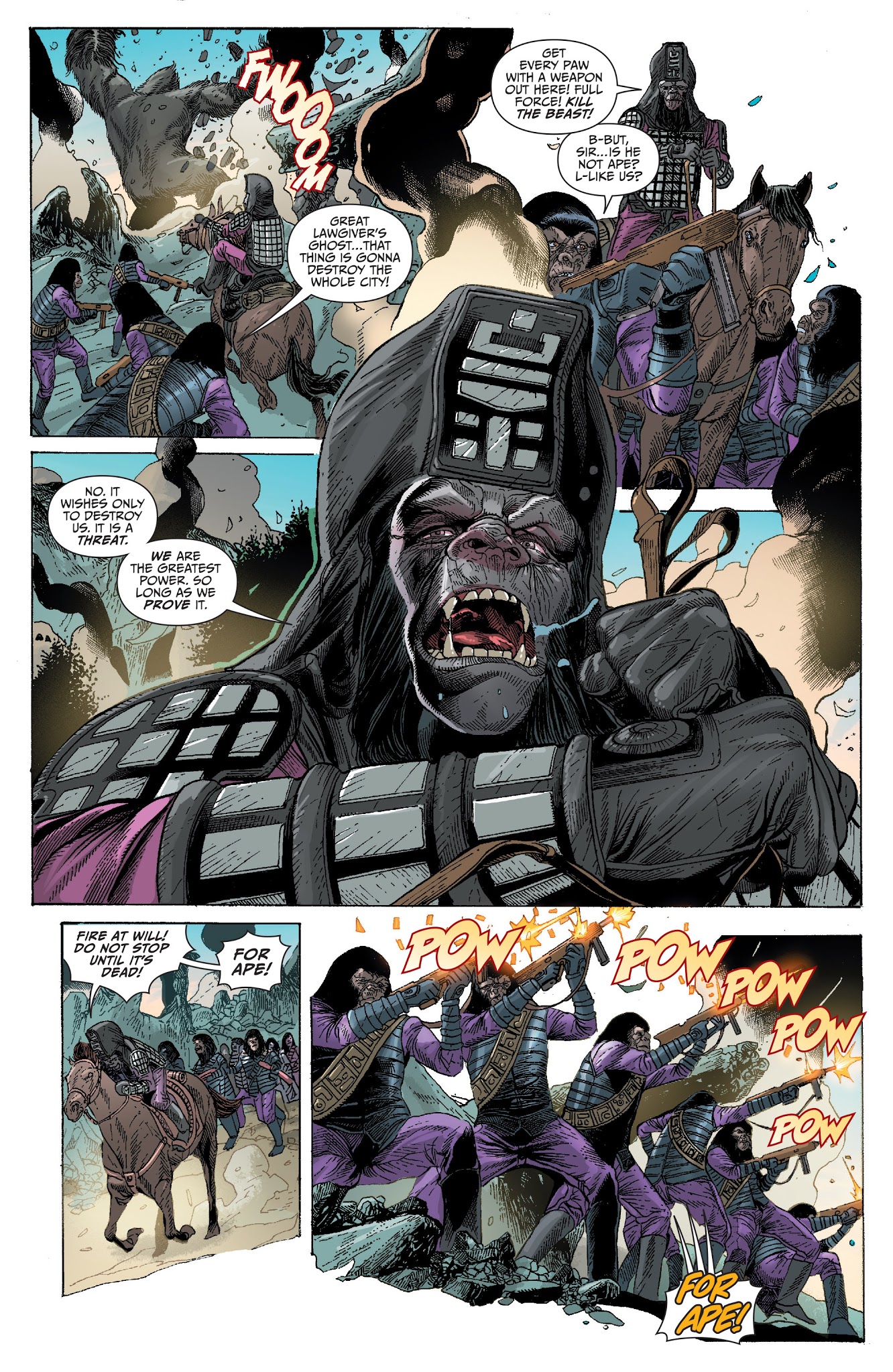 Read online Kong on the Planet of the Apes comic -  Issue #5 - 15