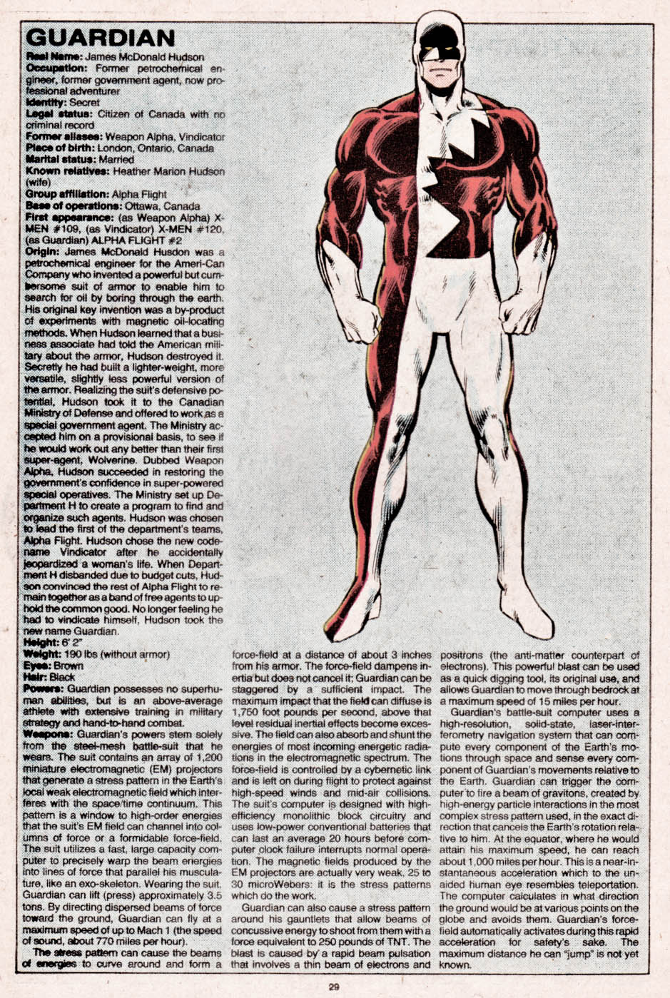 The Official Handbook of the Marvel Universe issue 4 - Page 30