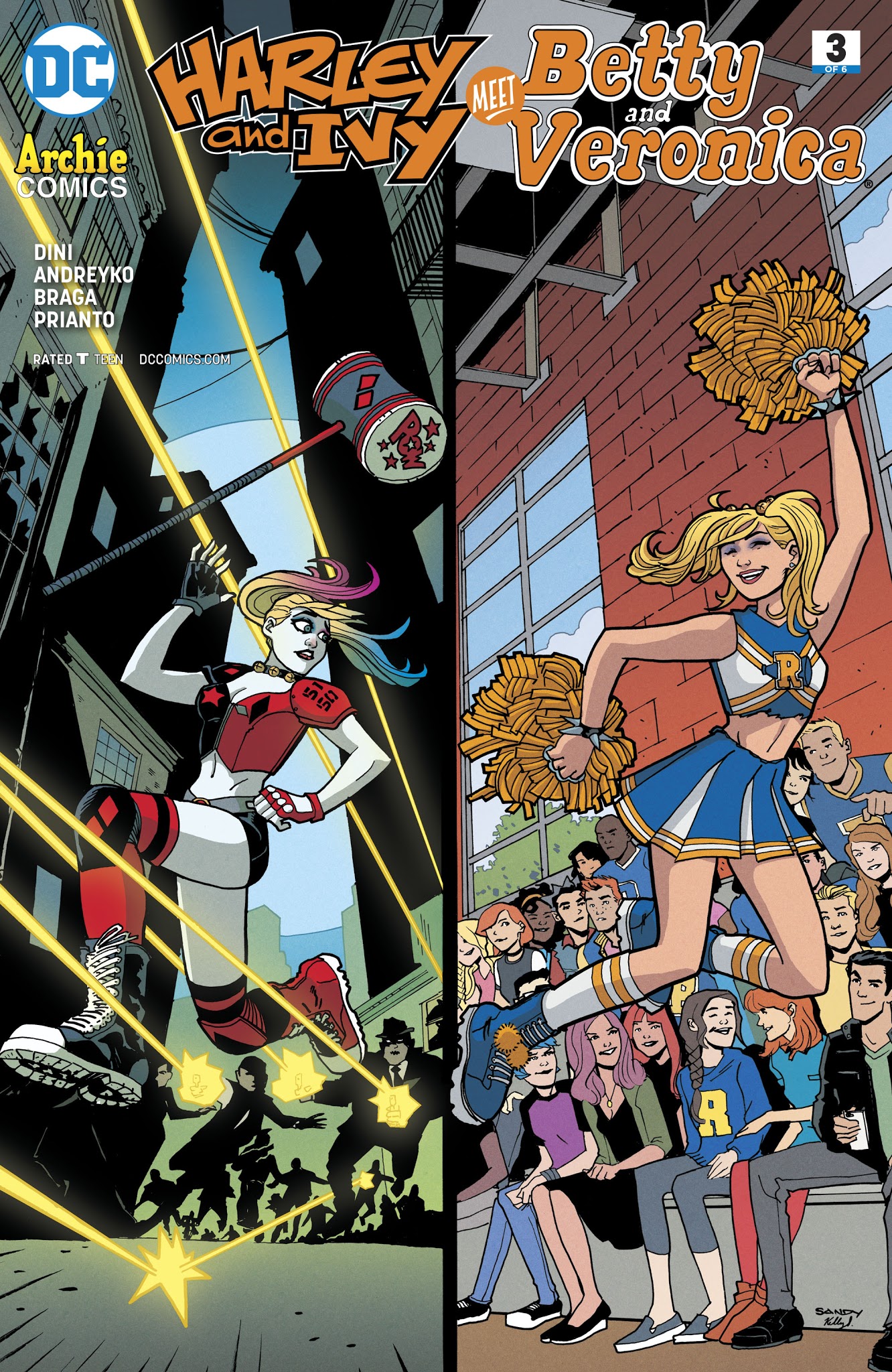 Read online Harley & Ivy Meet Betty & Veronica comic -  Issue #3 - 1