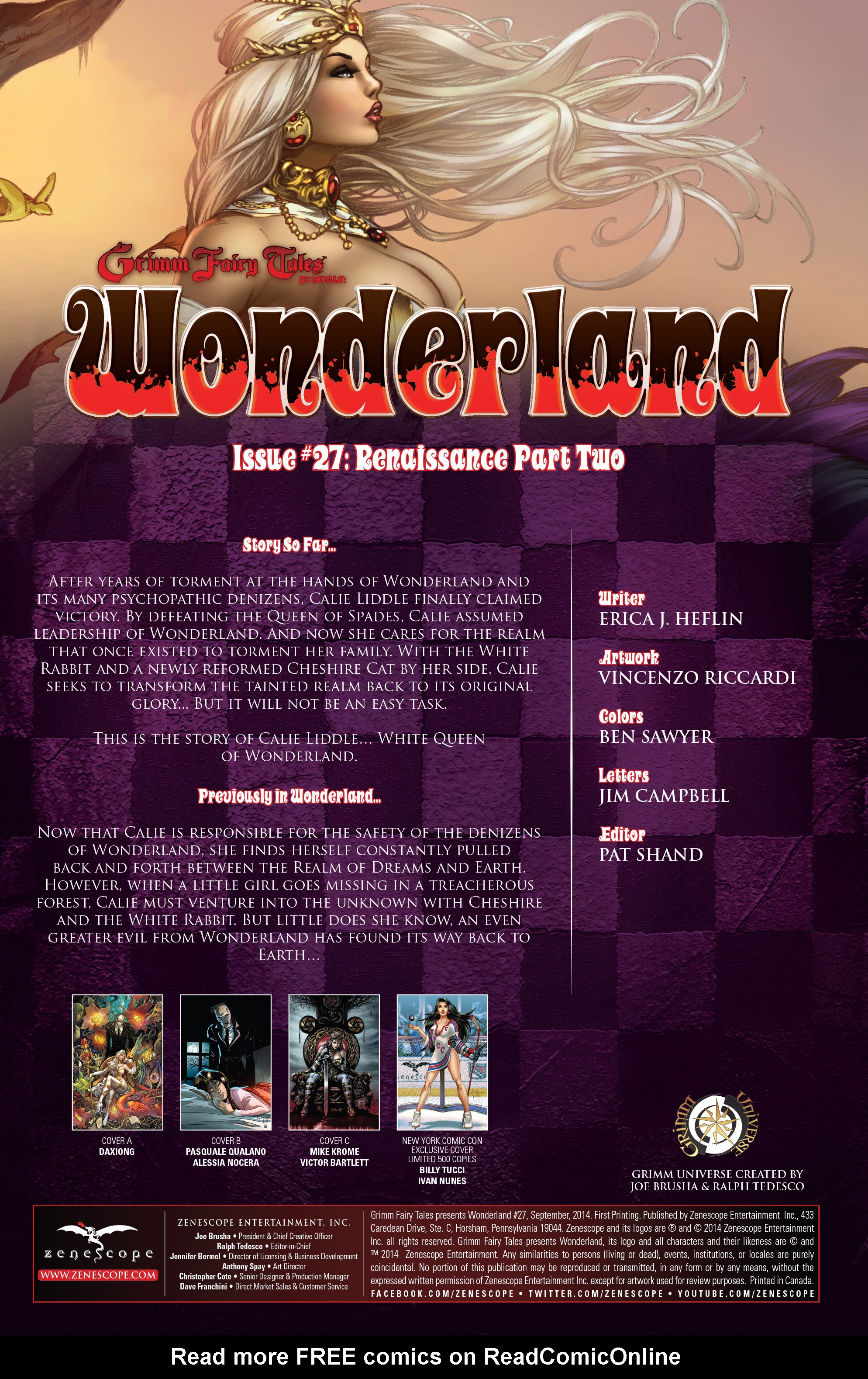 Read online Grimm Fairy Tales presents Wonderland comic -  Issue #27 - 2