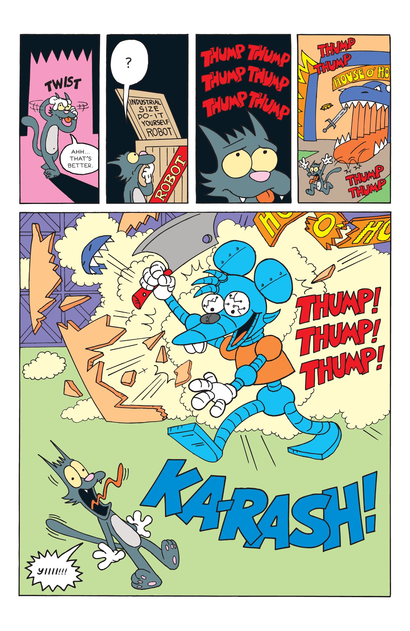 Read online Itchy & Scratchy Comics comic -  Issue #3 - 4