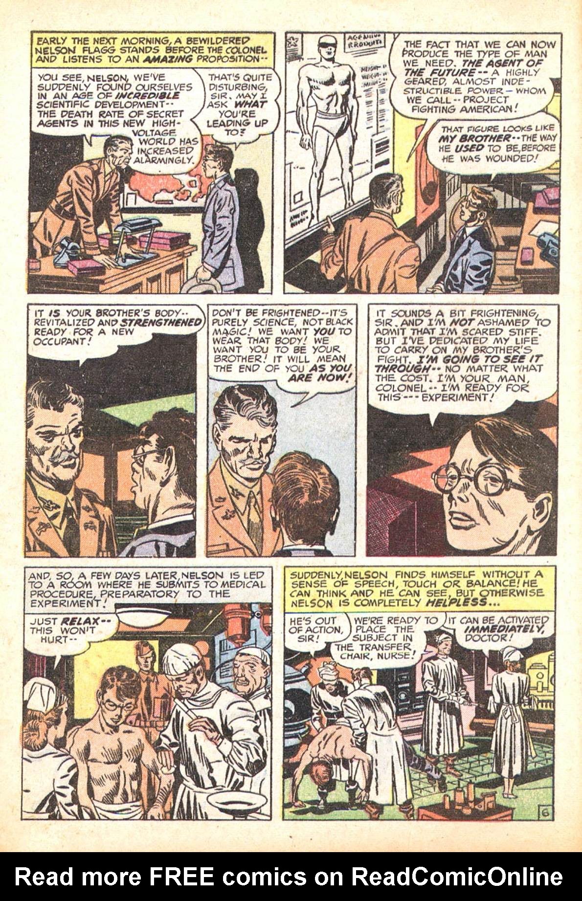 Read online Fighting American (1954) comic -  Issue #1 - 8
