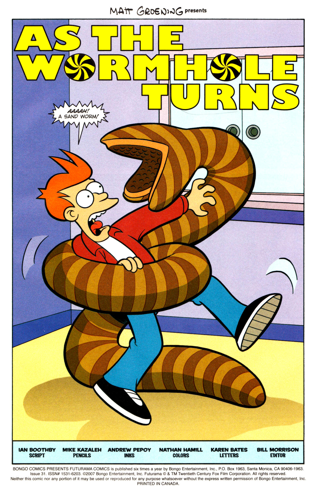 Read online Futurama Comics comic -  Issue #31 - 2