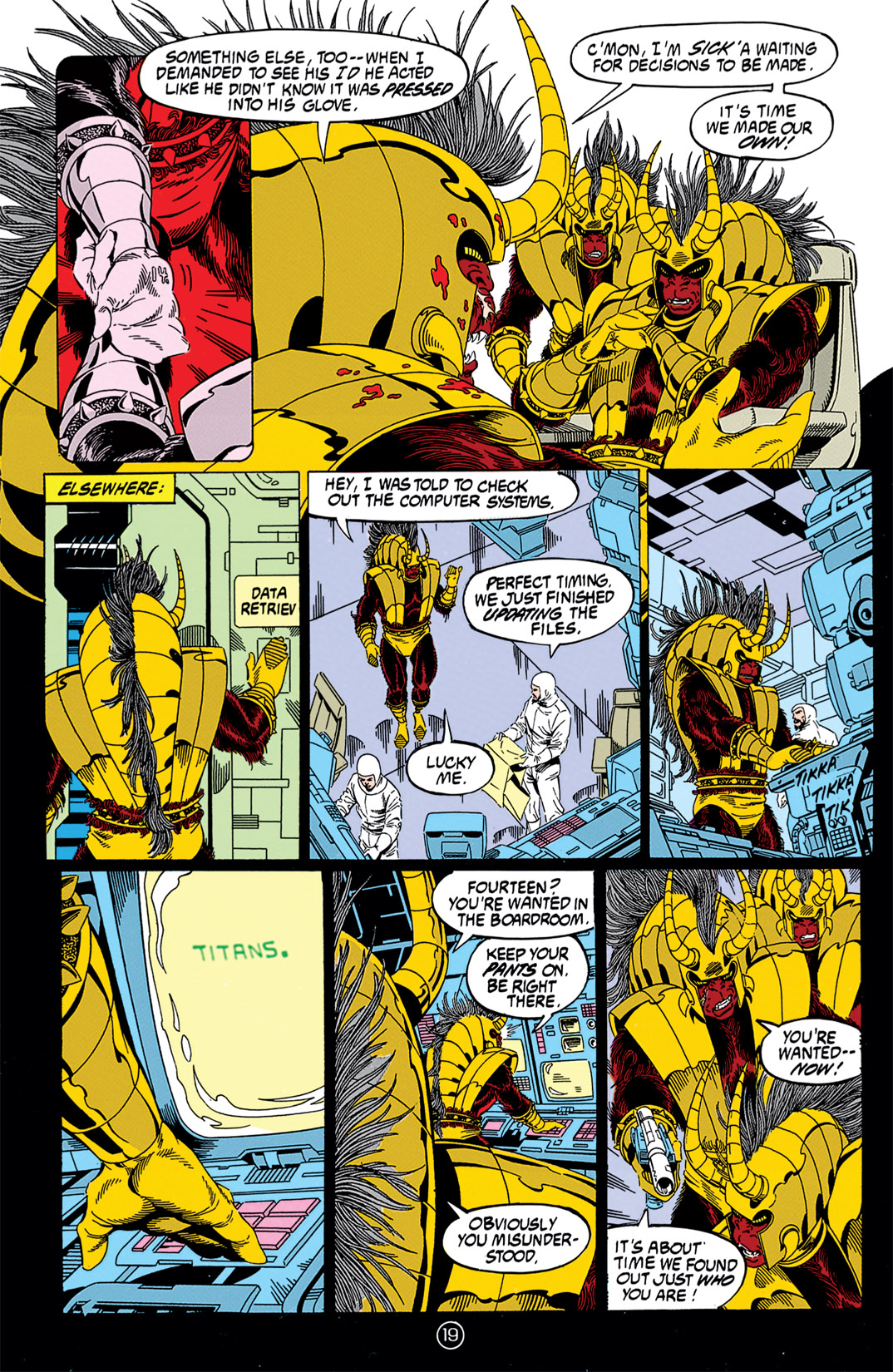 Read online The New Titans (1988) comic -  Issue #74 - 19